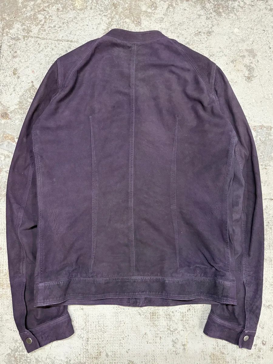 Rick Owens Rick Owens Purple Suede Leather Jacket Size US M / EU 48-50 / 2 - 7 Thumbnail