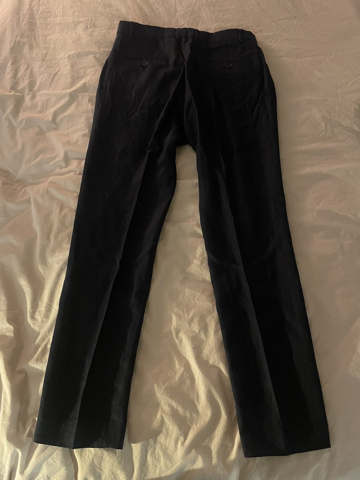 Wax London Wax London Alp Navy Linen Trousers Size US 32 / EU 48 - 2 Thumbnail