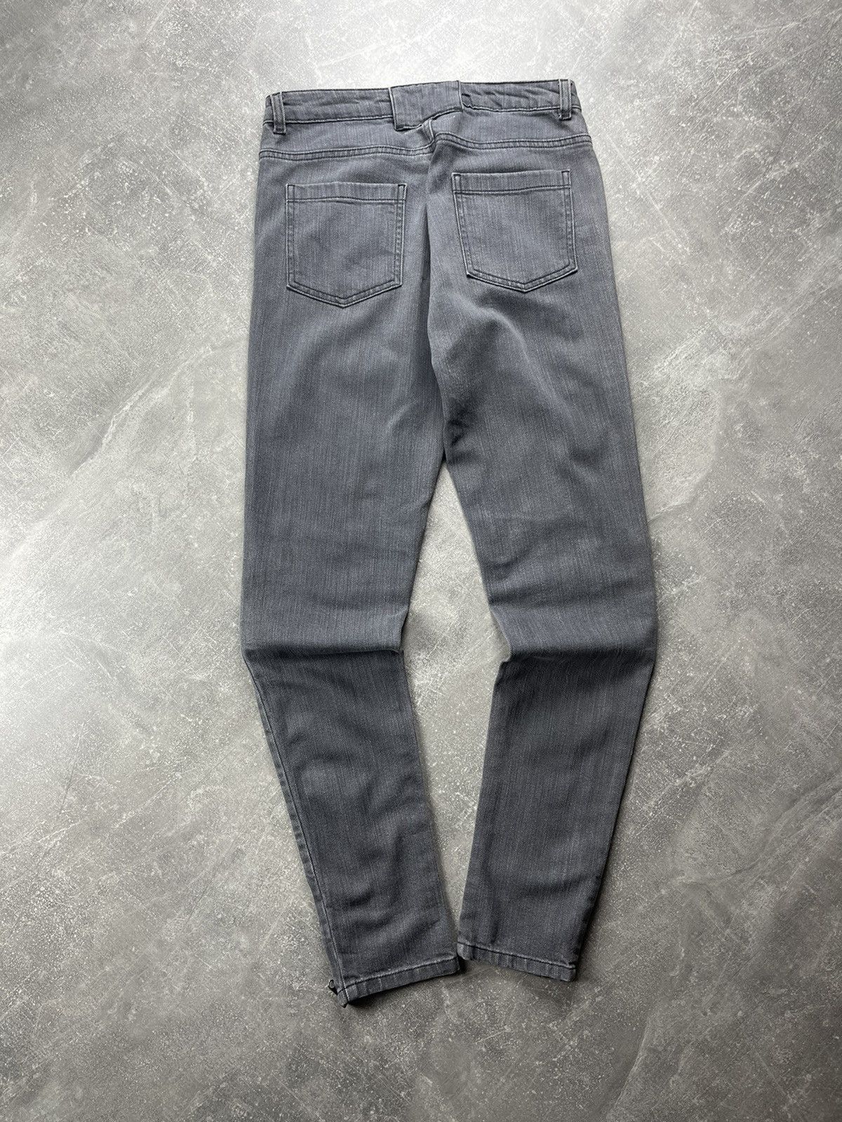 Maison Margiela MM6 Maison Martin Margiela Gray Slim Zip Ankle Jeans Size 28" / US 6 / IT 42 - 8 Thumbnail