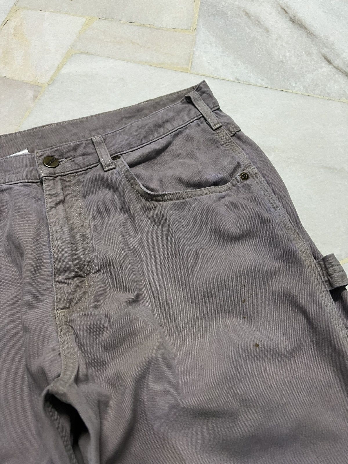 Carhartt 💥Baggy💥90’s Vintage Carhatt Carpenter Distressed Pants Size US 32 / EU 48 - 10 Thumbnail