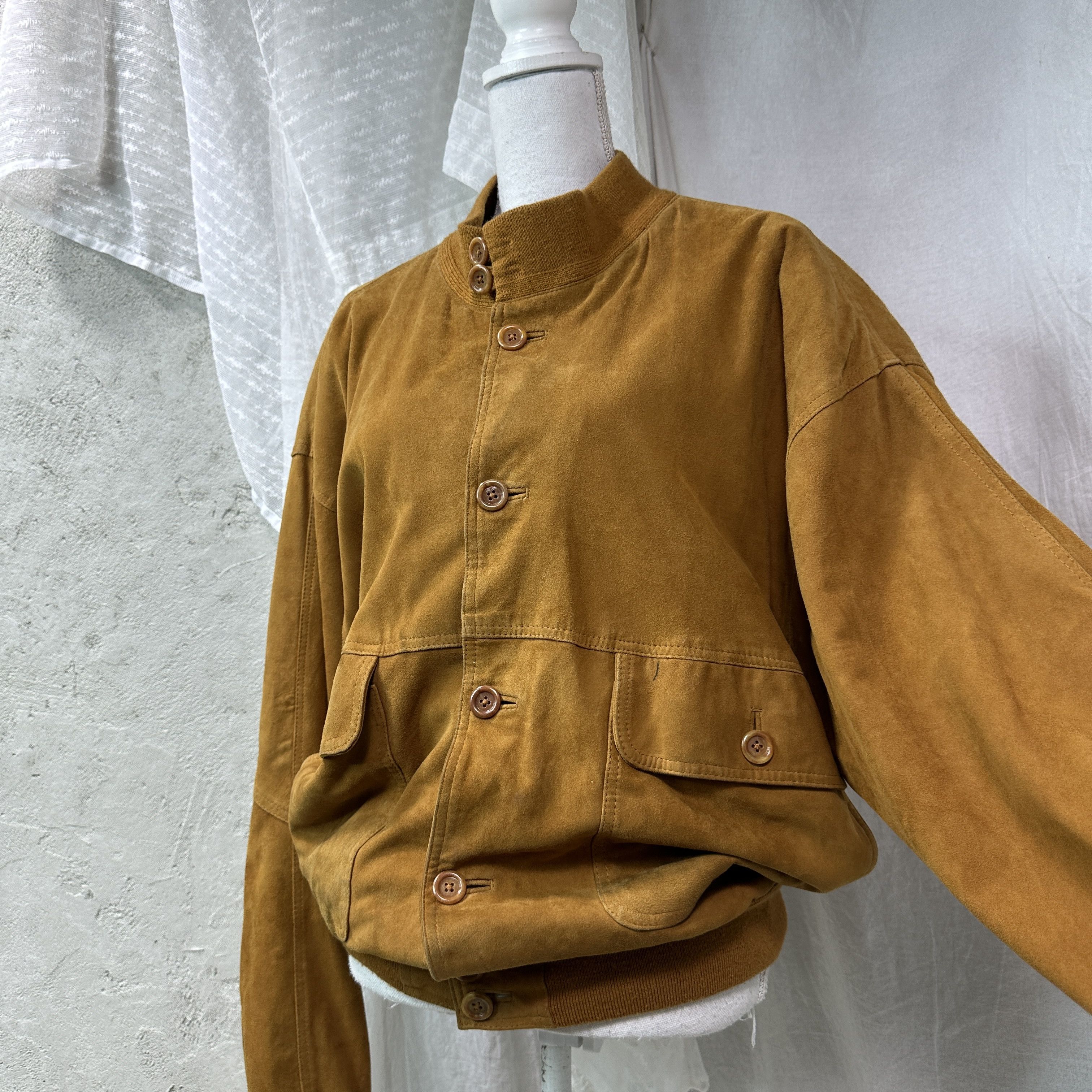 Vintage Vintage Leather Suede Old School Moto Jacket 90s Size US XXL / EU 58 / 5 - 9 Thumbnail