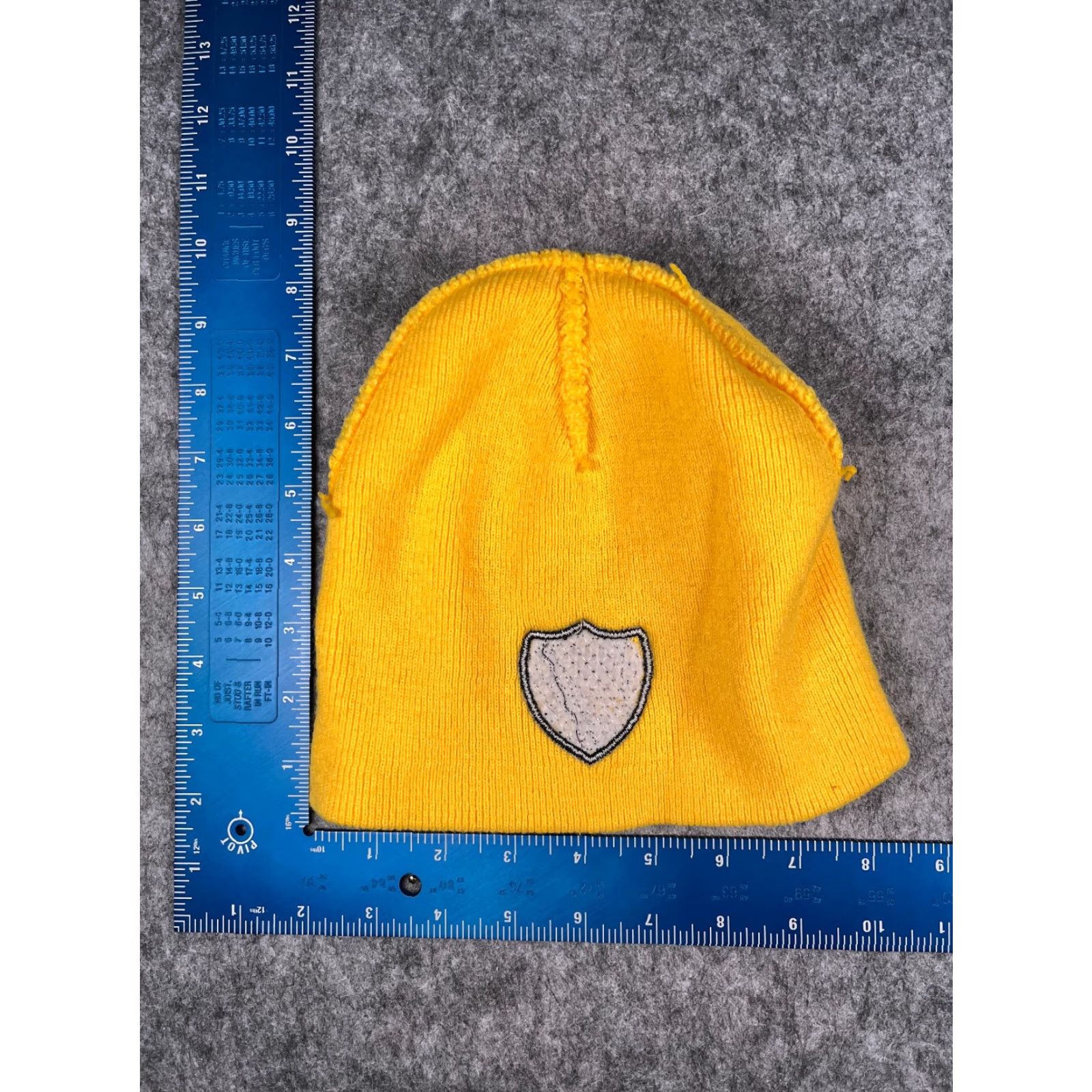 Vintage Wheaton Park District Beanie Hat Adult One Size Yellow Knit Acrylic Solid Casual Outdoor Soccer Mens Size US M / EU 48-50 / 2 - 5 Thumbnail