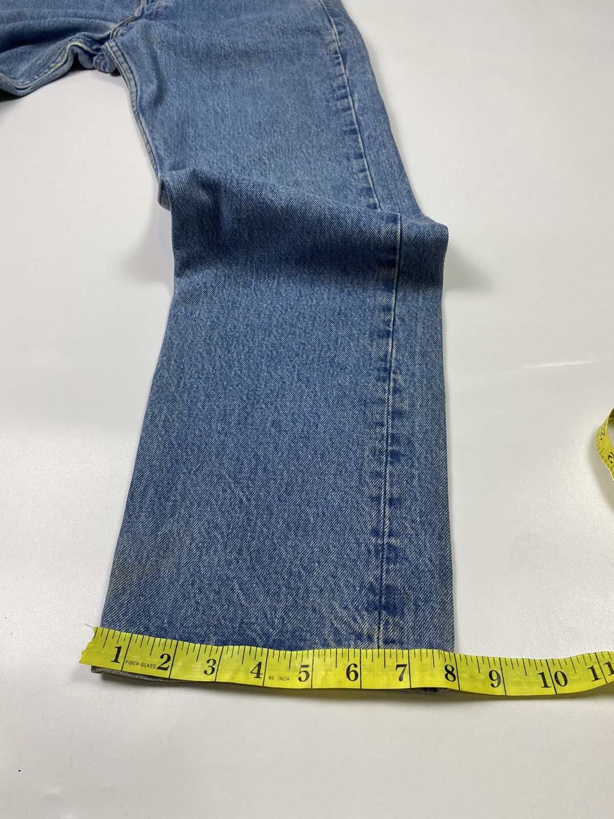 Levi's Vintage Clothing size 29x32 vintage 90s levis 501 blue jeans pant Size US 29 - 14 Thumbnail