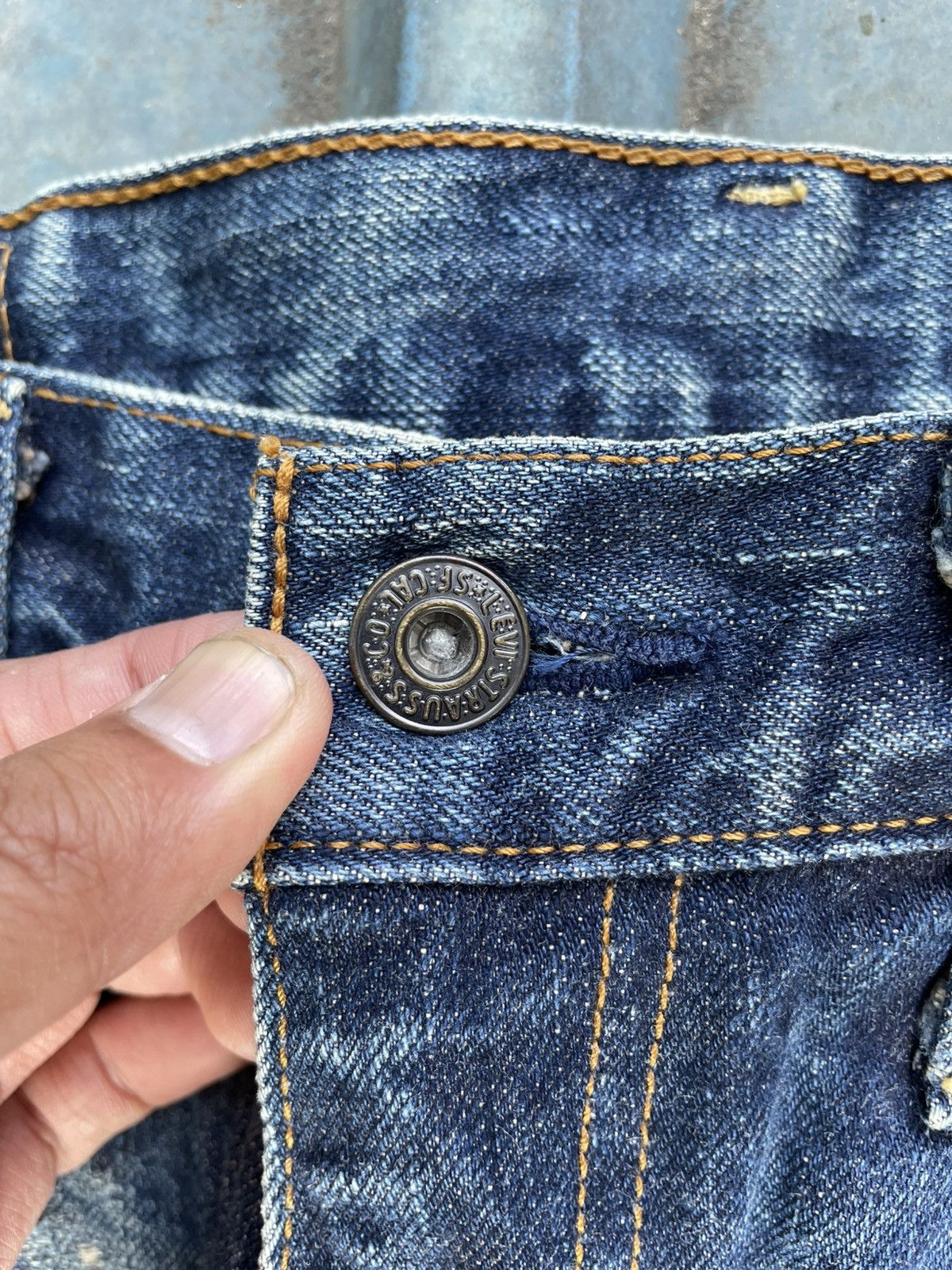 Japanese Brand × Vintage Blue Vintage Levi’s 503 jeans Size US 29 - 7 Thumbnail