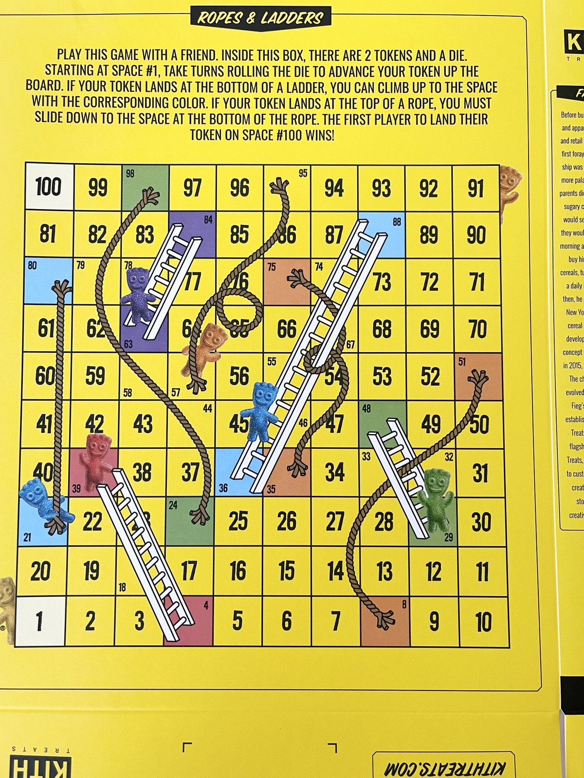 Kith 2024 Kith x Sour Patch Kids Ropes & Ladders Game Board Box Size ONE SIZE - 4 Thumbnail