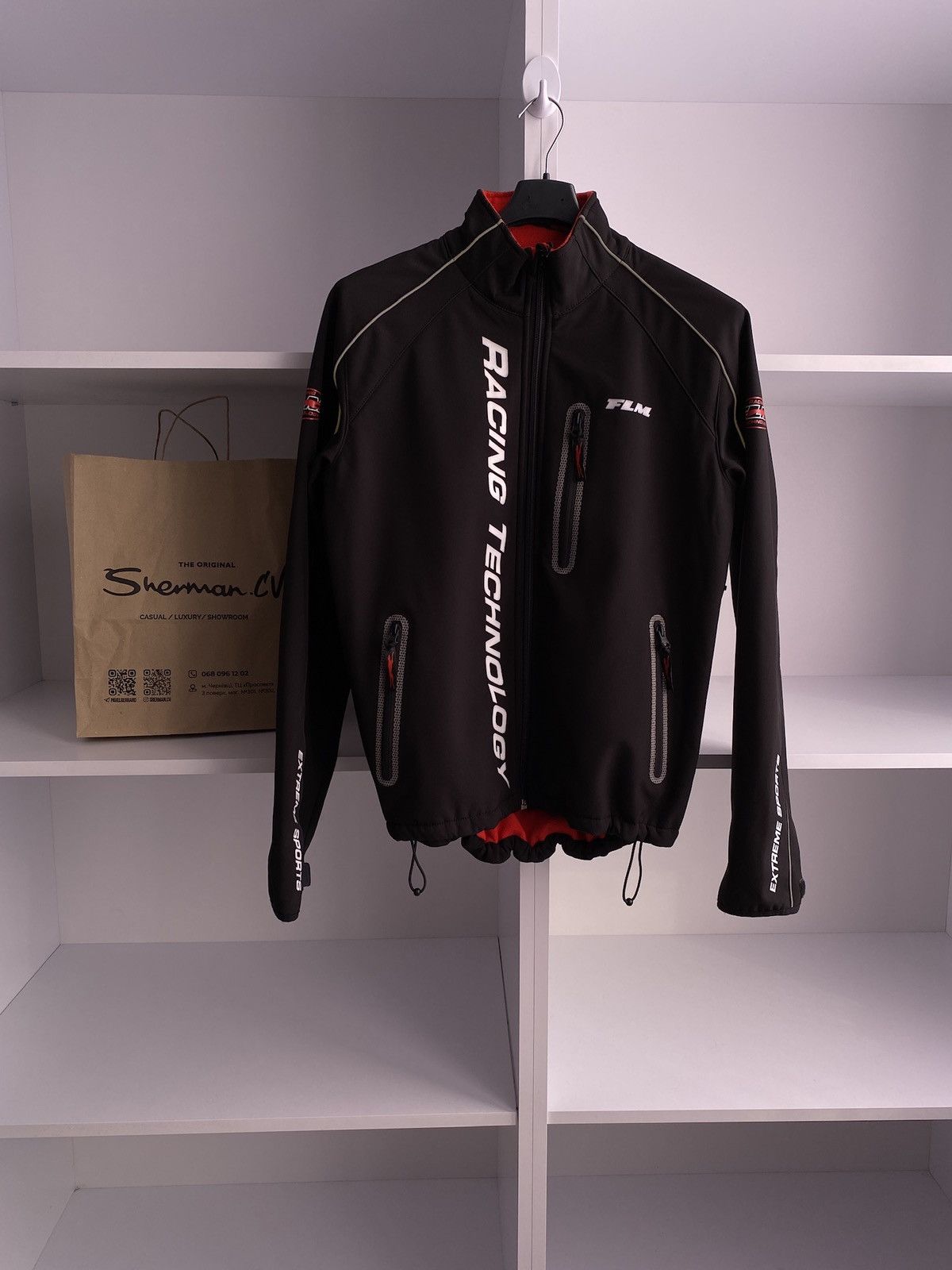 Vintage FLM Racing Techology rain coat jacket Size US M / EU 48-50 / 2 - 3 Thumbnail