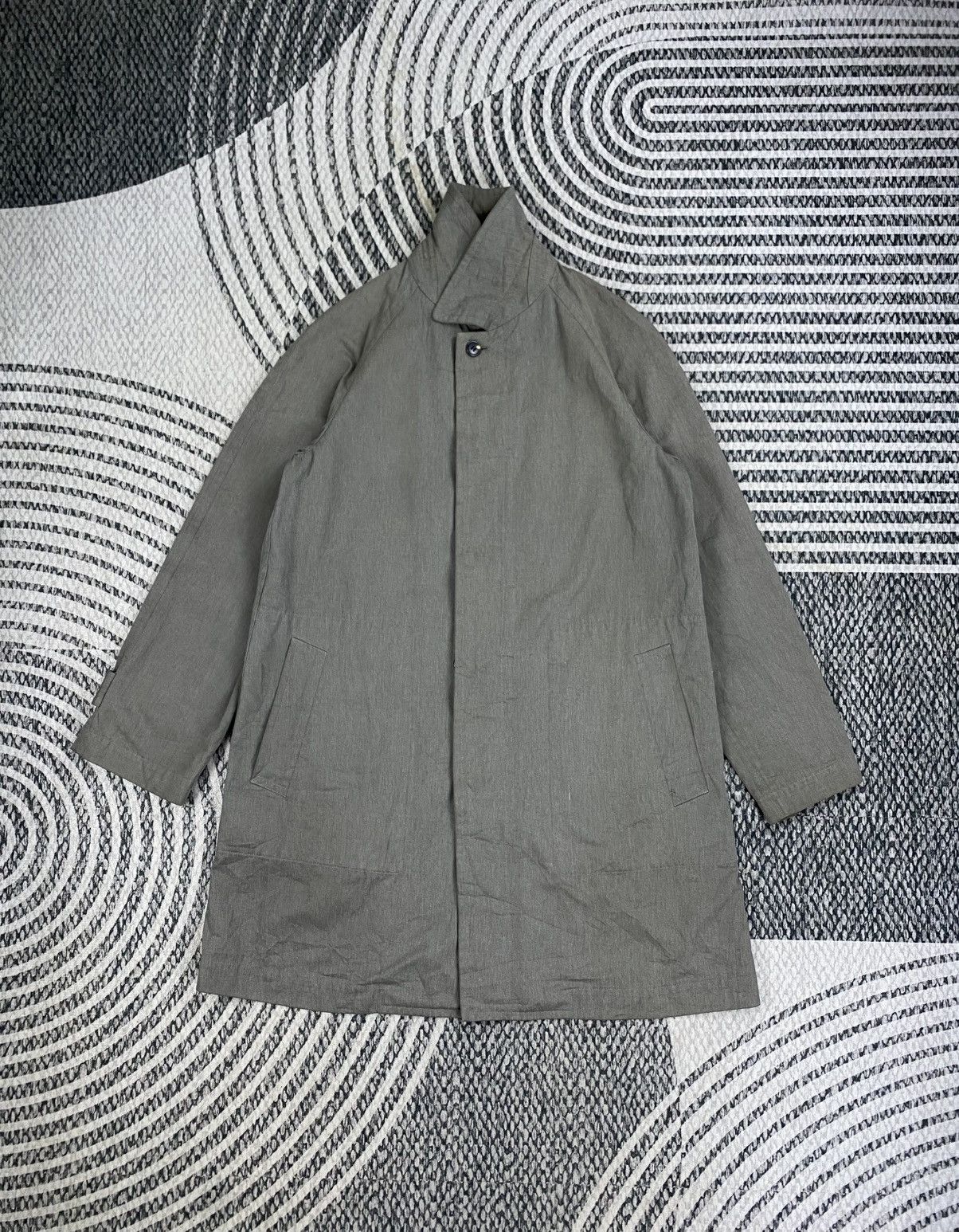 Comme des Garcons Vintage Comme Des Garcons Trench Coat Jacket Size US M / EU 48-50 / 2 - 5 Thumbnail