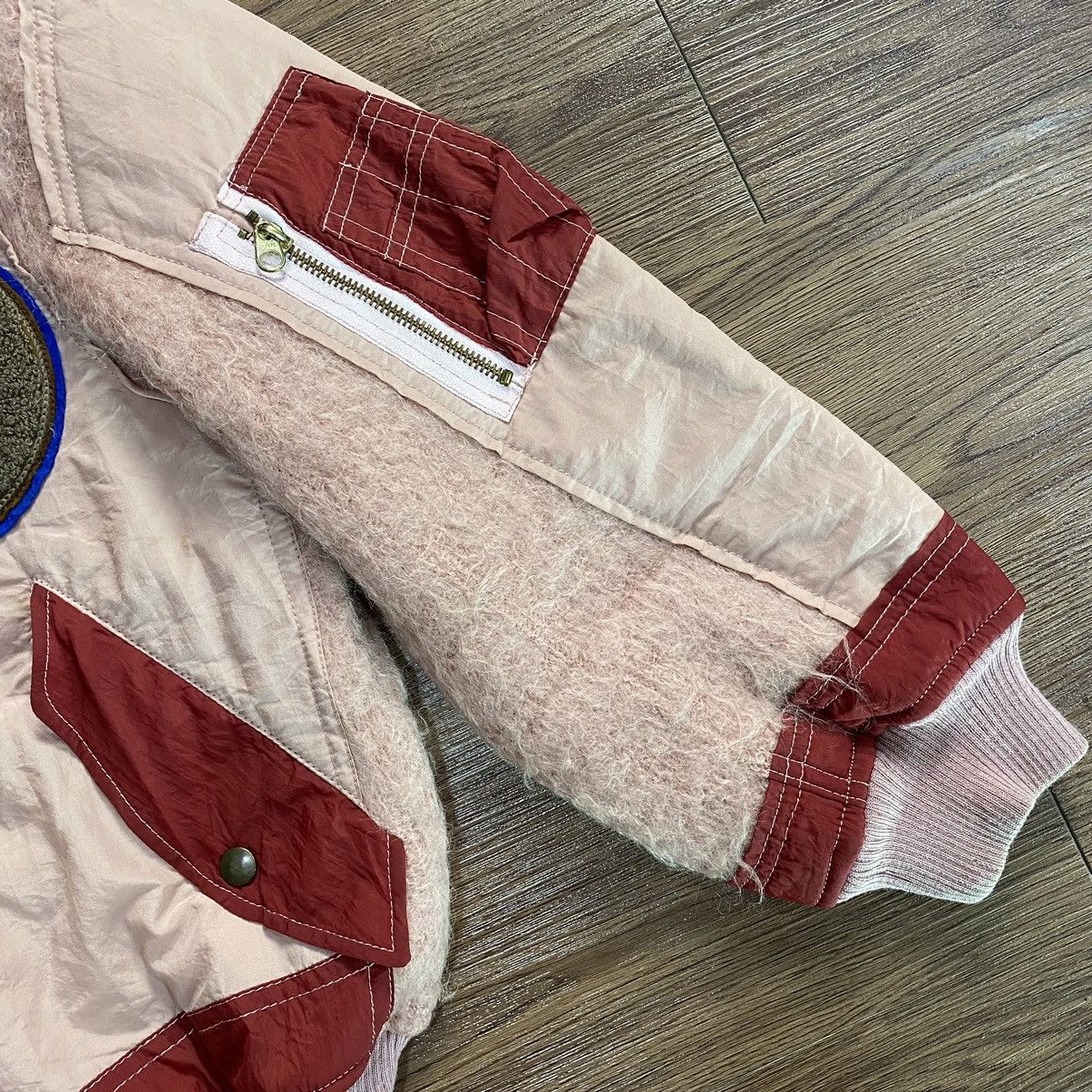 Pink House Pink House Hybrid Wool Nylon Bomber Jacket Vintage 80s Size US M / EU 48-50 / 2 - 3 Thumbnail