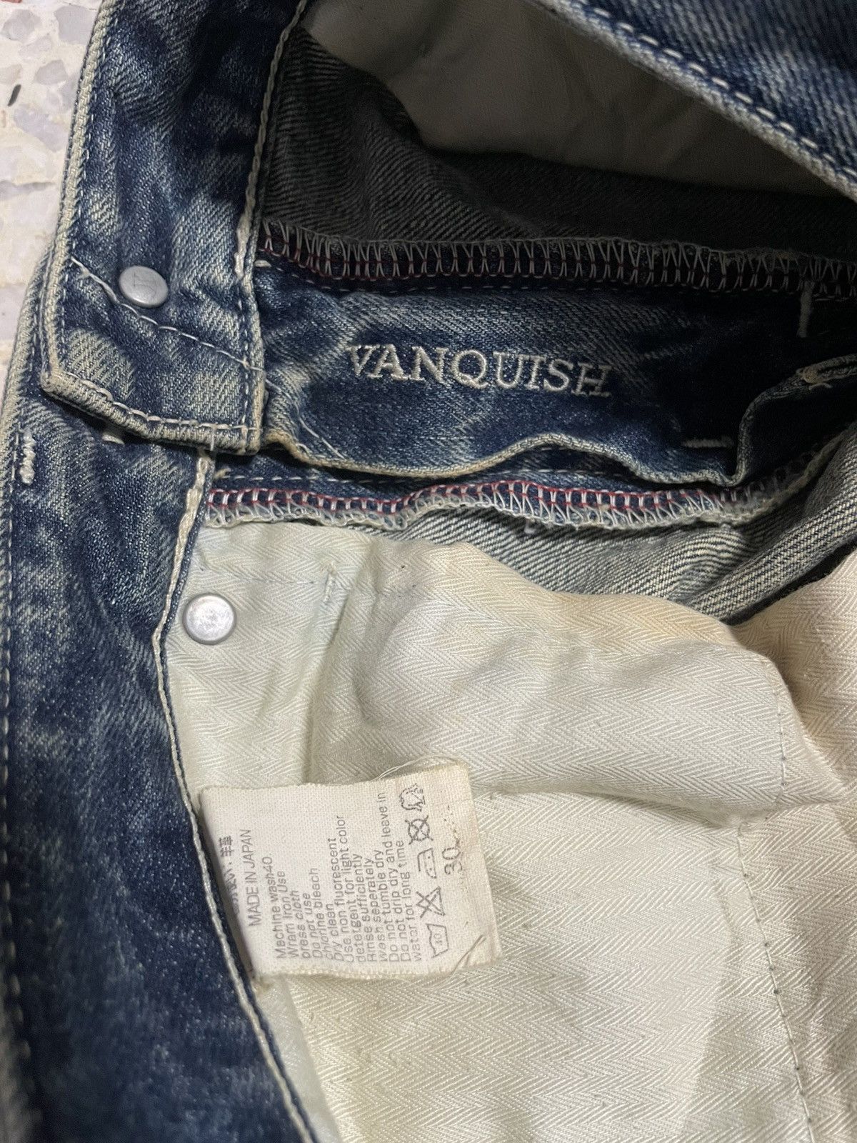 Vanquish Vanquish Distressed Denim Japan Size US 32 / EU 48 - 4 Thumbnail