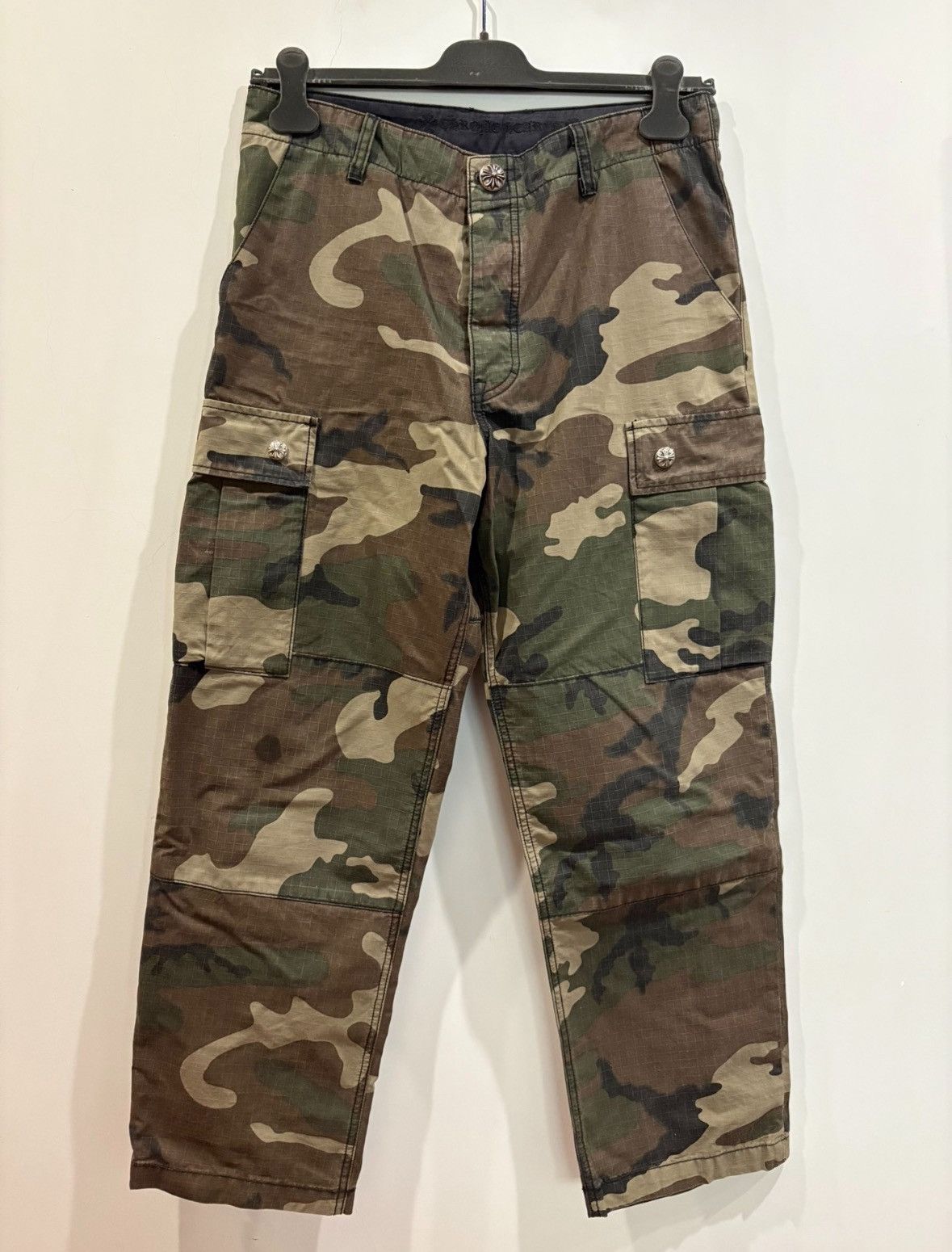 Chrome Hearts Chrome Hearts camo cargo pants Size US 32 / EU 48 - 1 Thumbnail