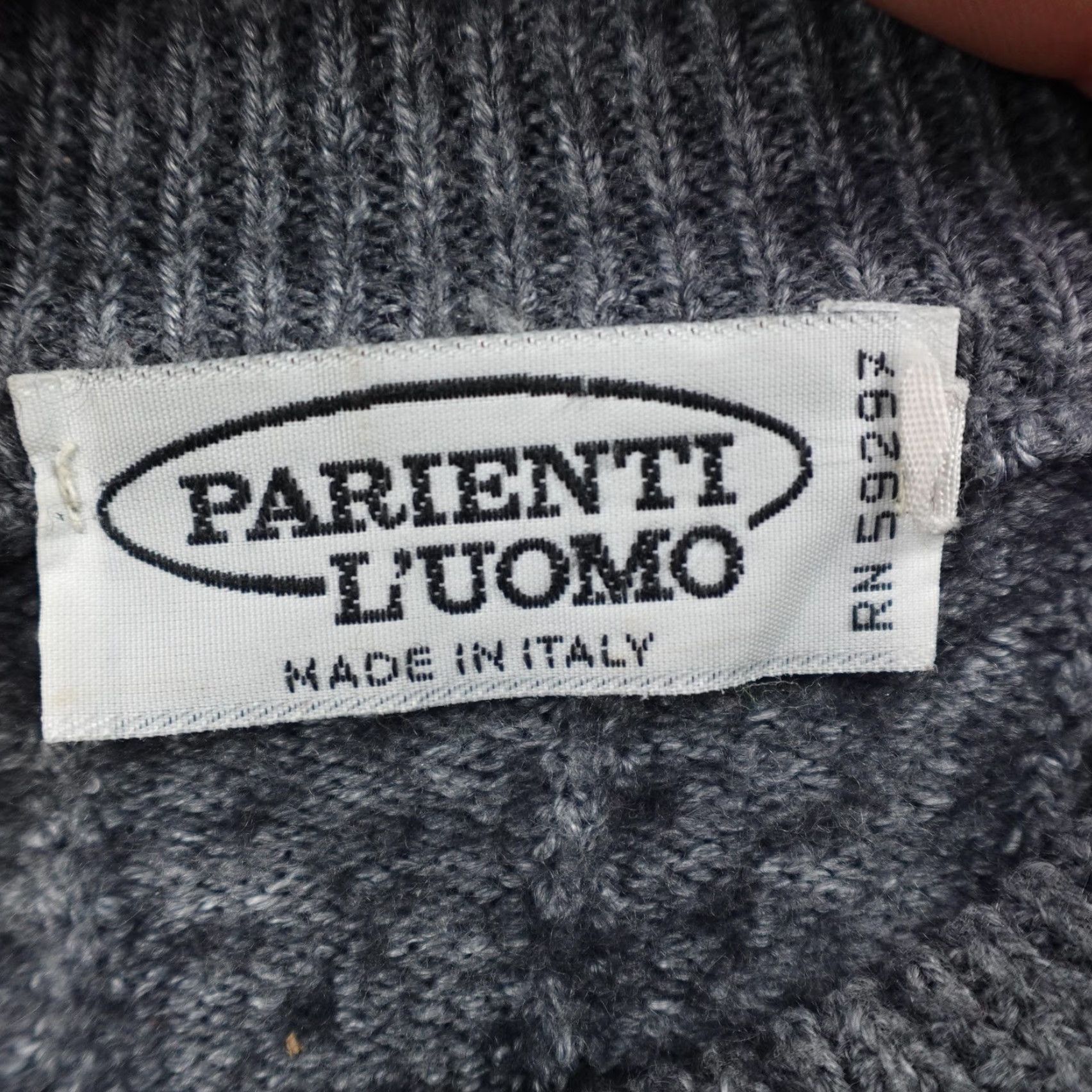 Vintage VINTAGE Parienti L'Uomo Sweater Womens Medium Gray Merino Wool Pullover Italy Size M / US 6-8 / IT 42-44 - 7 Thumbnail