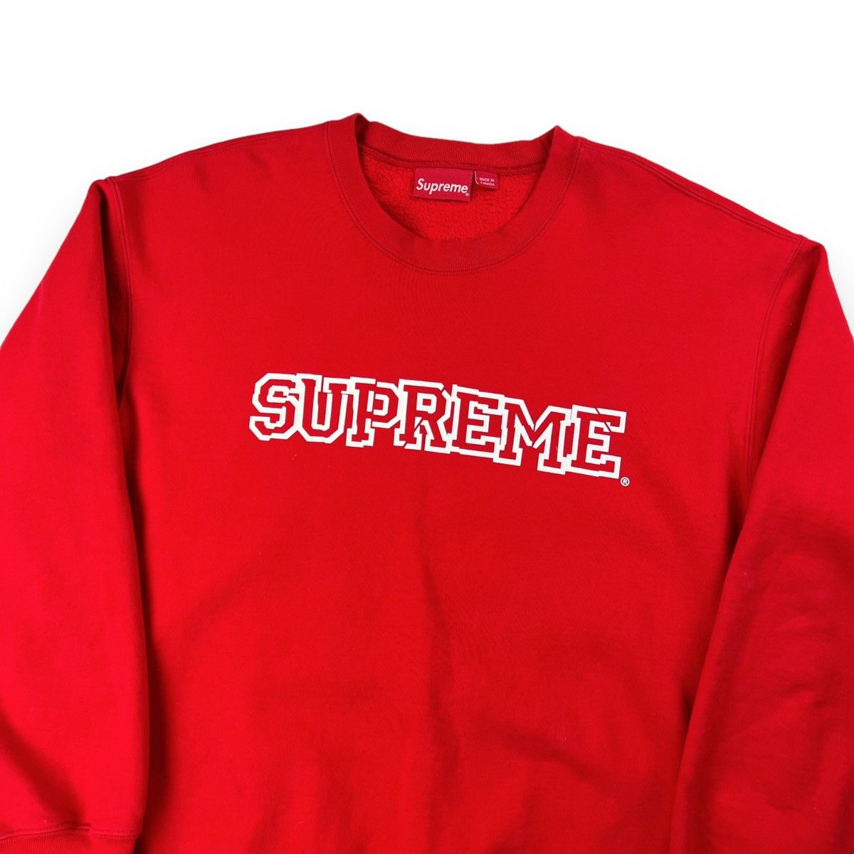 Supreme Supreme Shattered Logo Red Sweatshirt Size US L / EU 52-54 / 3 - 1 Thumbnail