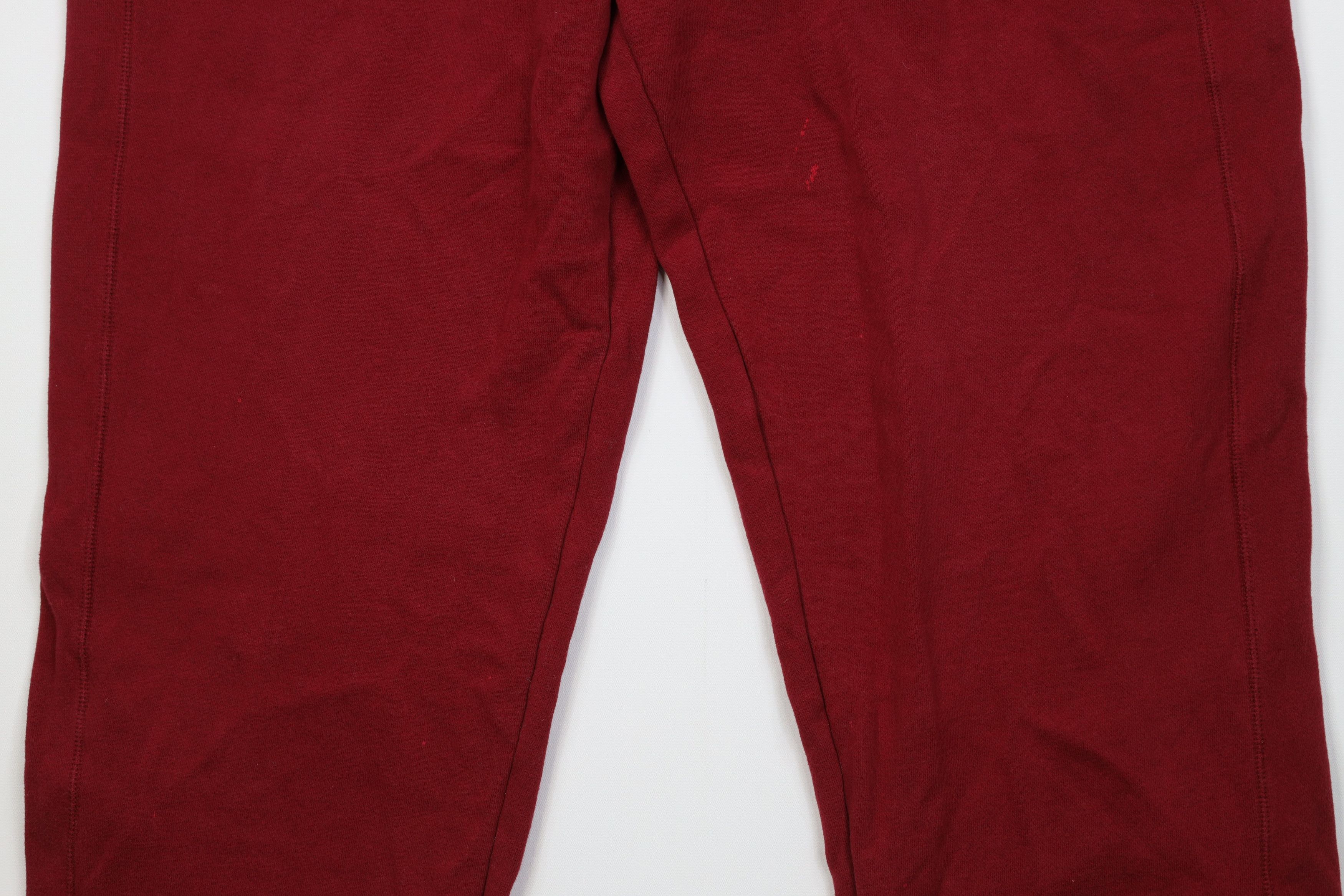 Starter Vintage 90s Y2K Starter Heavyweight Wide Leg Sweatpants Red Size US 36 / EU 52 - 3 Thumbnail