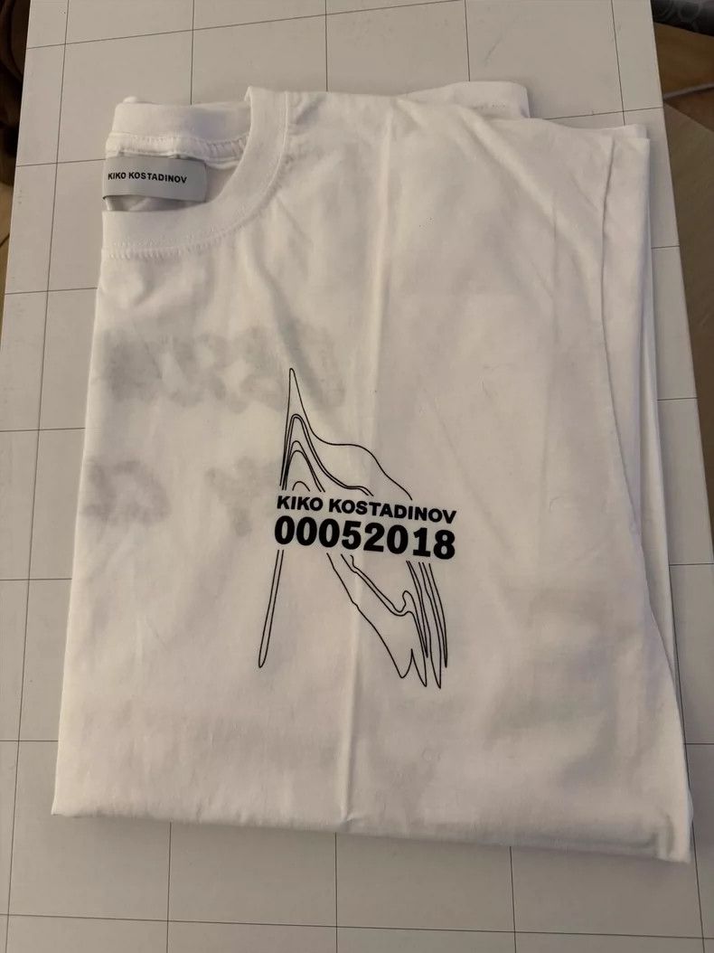 Kiko Kostadinov kiko kostadinov short sleeve white t-shirt - dmc Size US XL / EU 56 / 4 - 1 Thumbnail