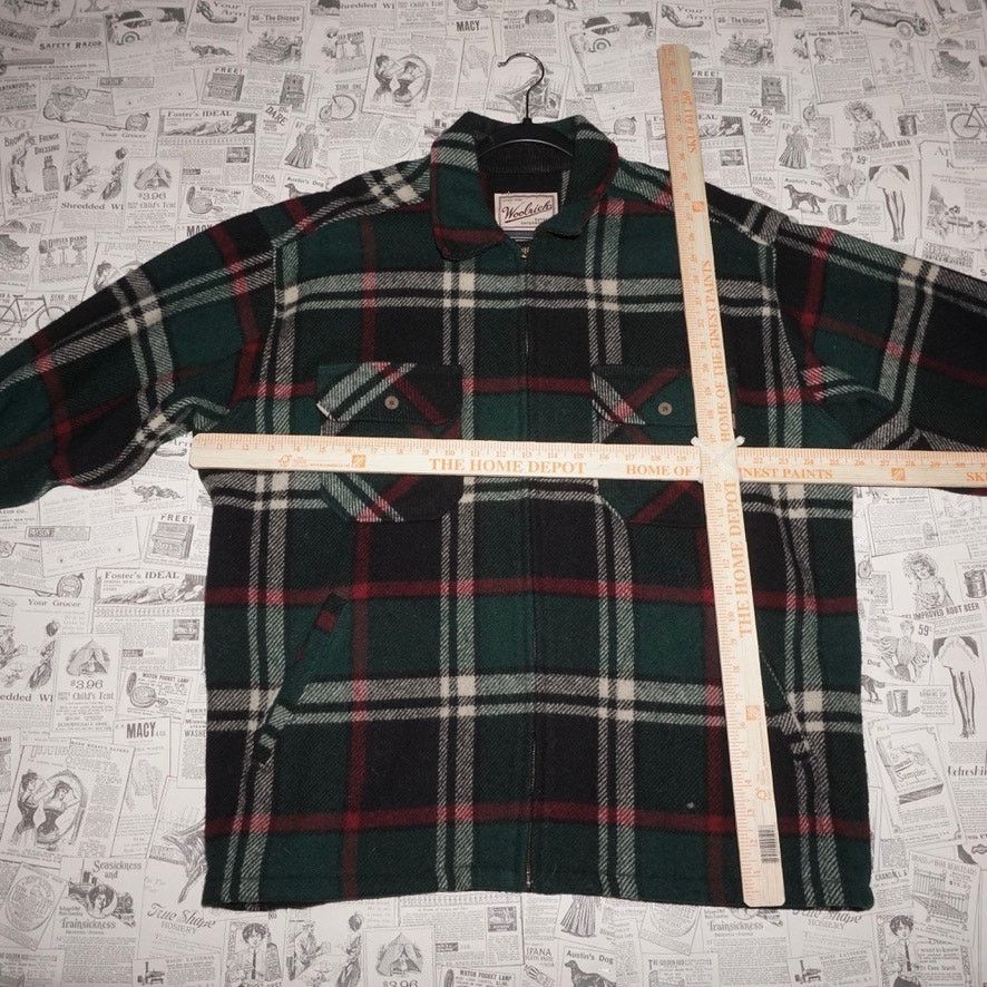 Woolrich Woolen Mills XL - Vintage Y2K woolrich plaid flannel usa made 90s jacket Size US XL / EU 56 / 4 - 4 Thumbnail
