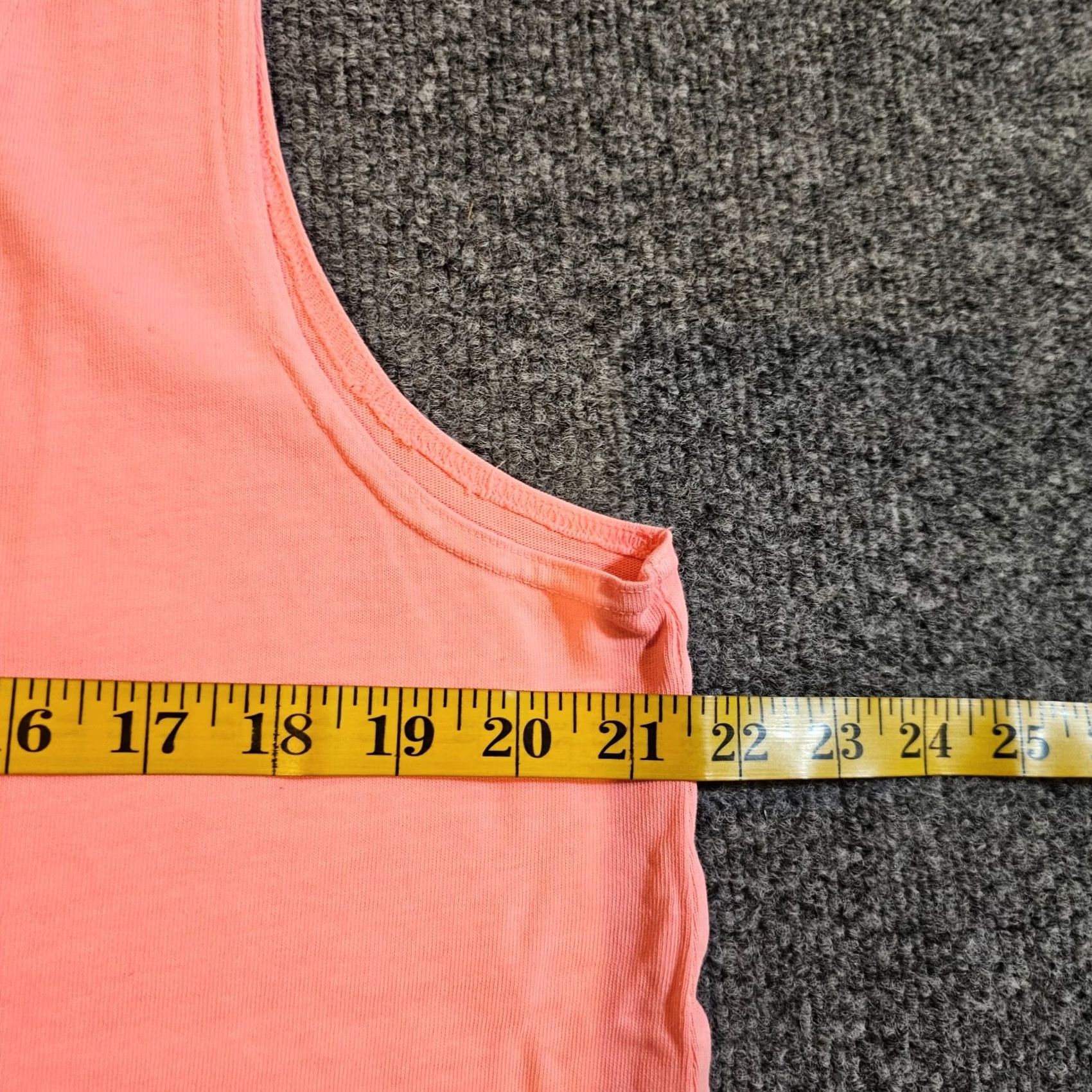 Layer 8 Fresh Produce Tank Top Women 2XL Orange Square Neck Neon Wide Strap Causal Layer Tank Size XXL / US 16-18 / IT 52-54 - 5 Thumbnail