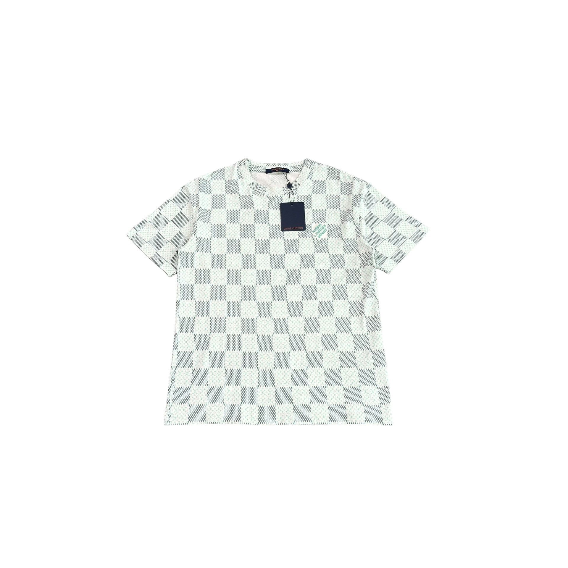 Louis Vuitton Louis Vuitton Damier Pattern T-Shirt Size S Size US S / EU 44-46 / 1 - 1 Thumbnail