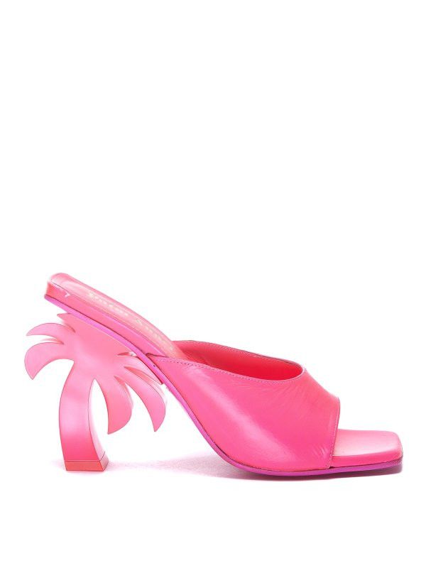 Palm Angels o1y1125 Mules in Fuchsia Size US 7 / IT 37 - 1 Thumbnail