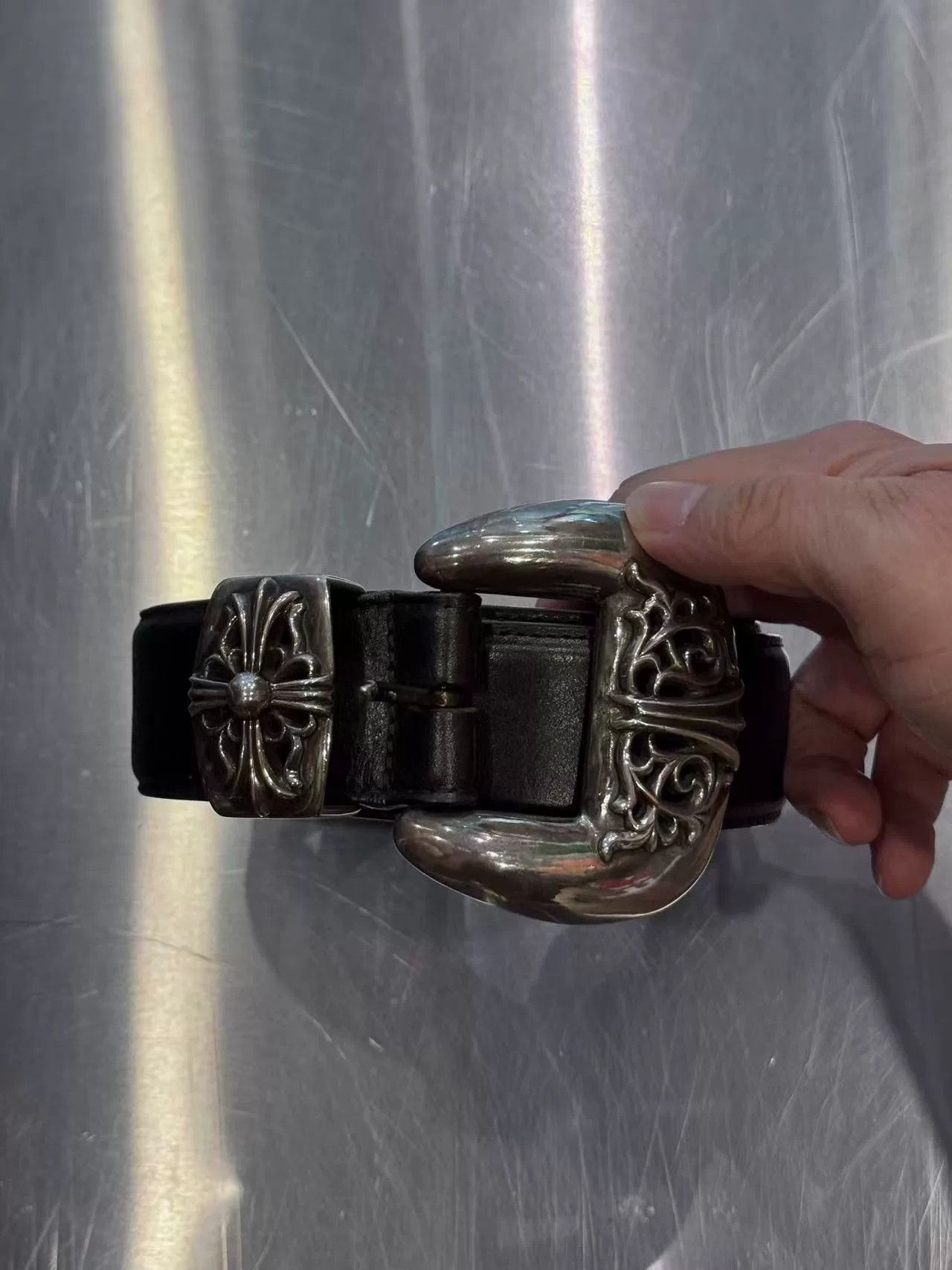 Chrome Hearts Cat Paw Belt Size 38