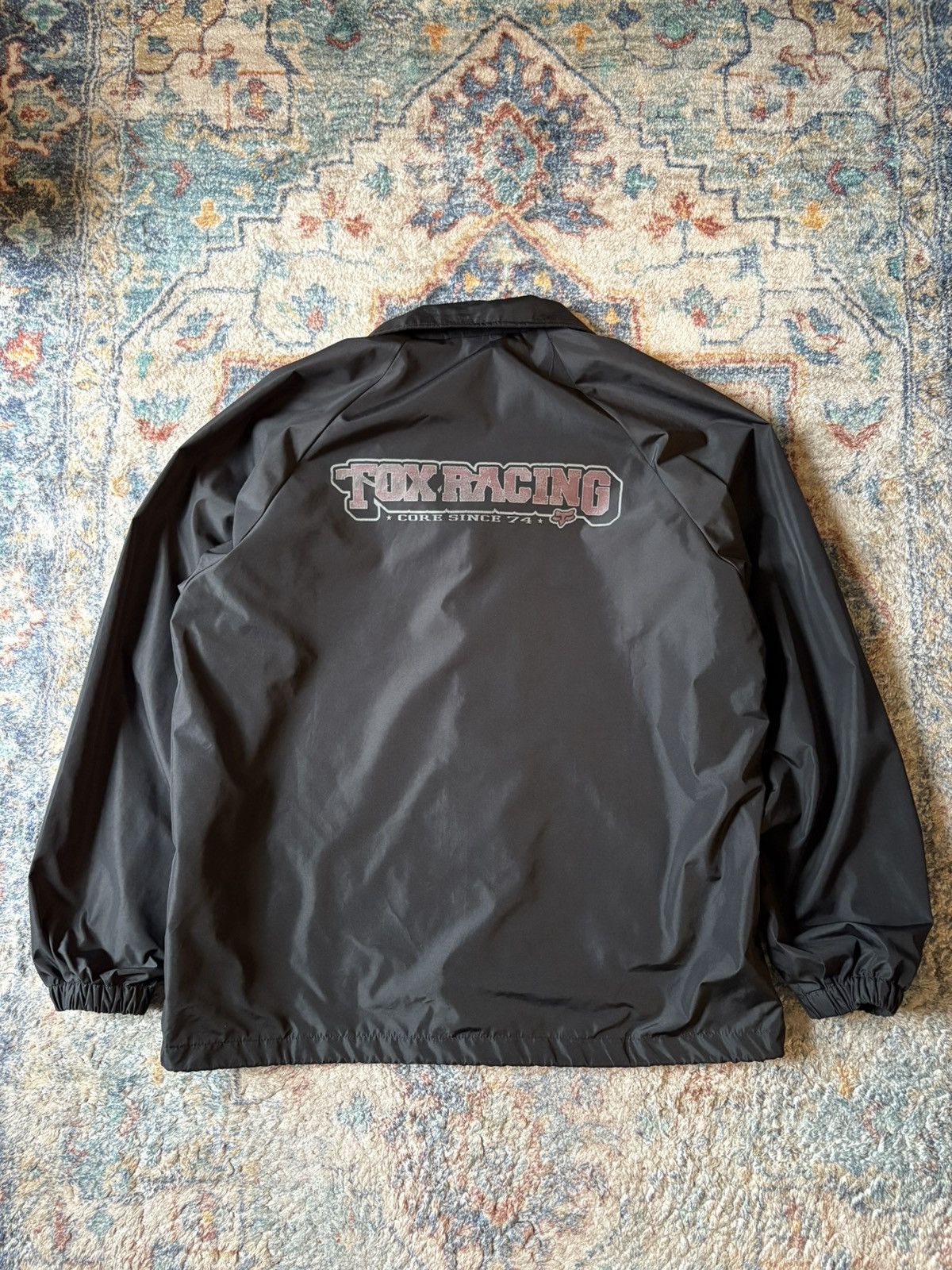 Fox Racing Vintage Fox Racing Spellout Light Jacket Large Size US L / EU 52-54 / 3 - 2 Thumbnail