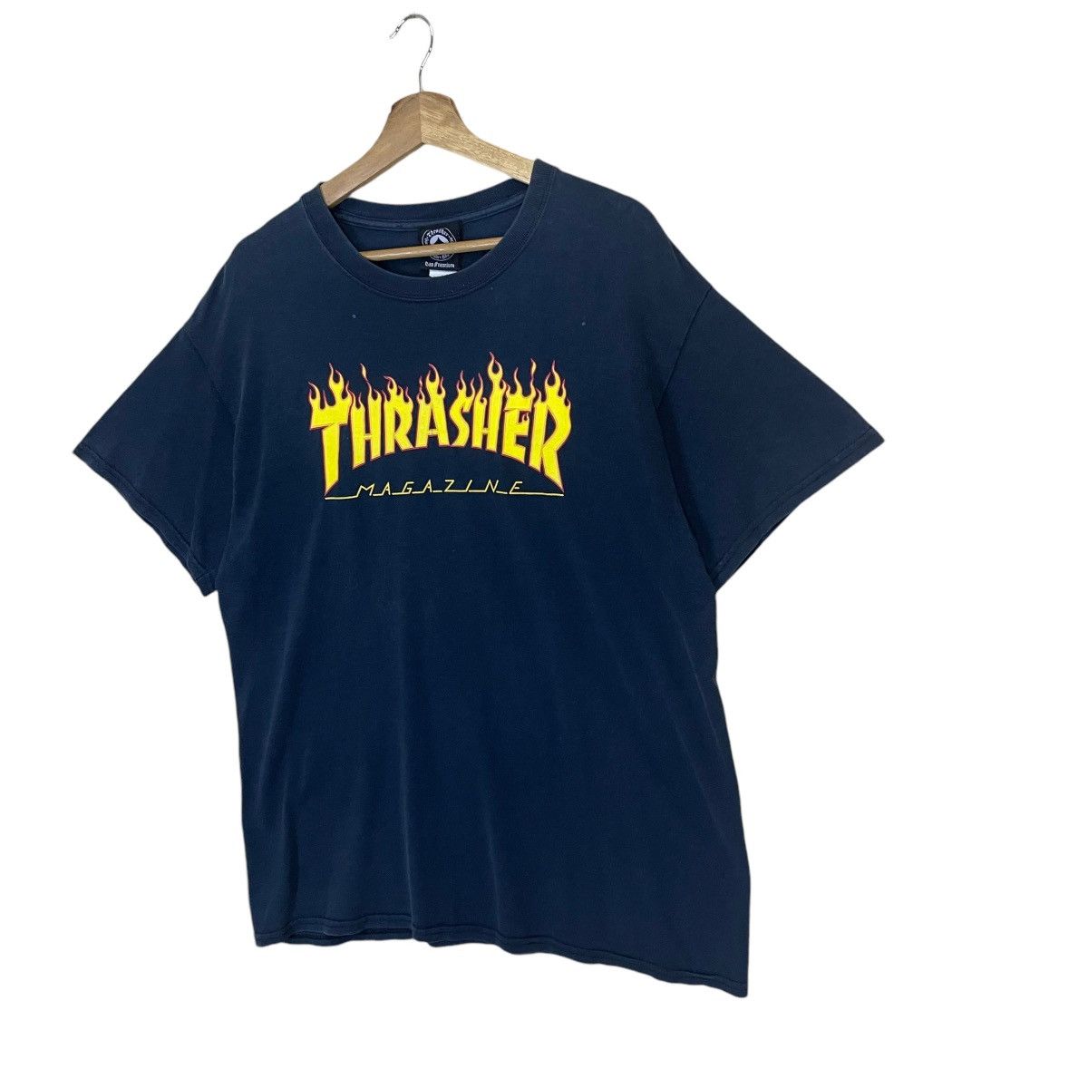Thrasher Thrasher Skaterboard Magazine Big Logo Tee Size US M / EU 48-50 / 2 - 3 Thumbnail