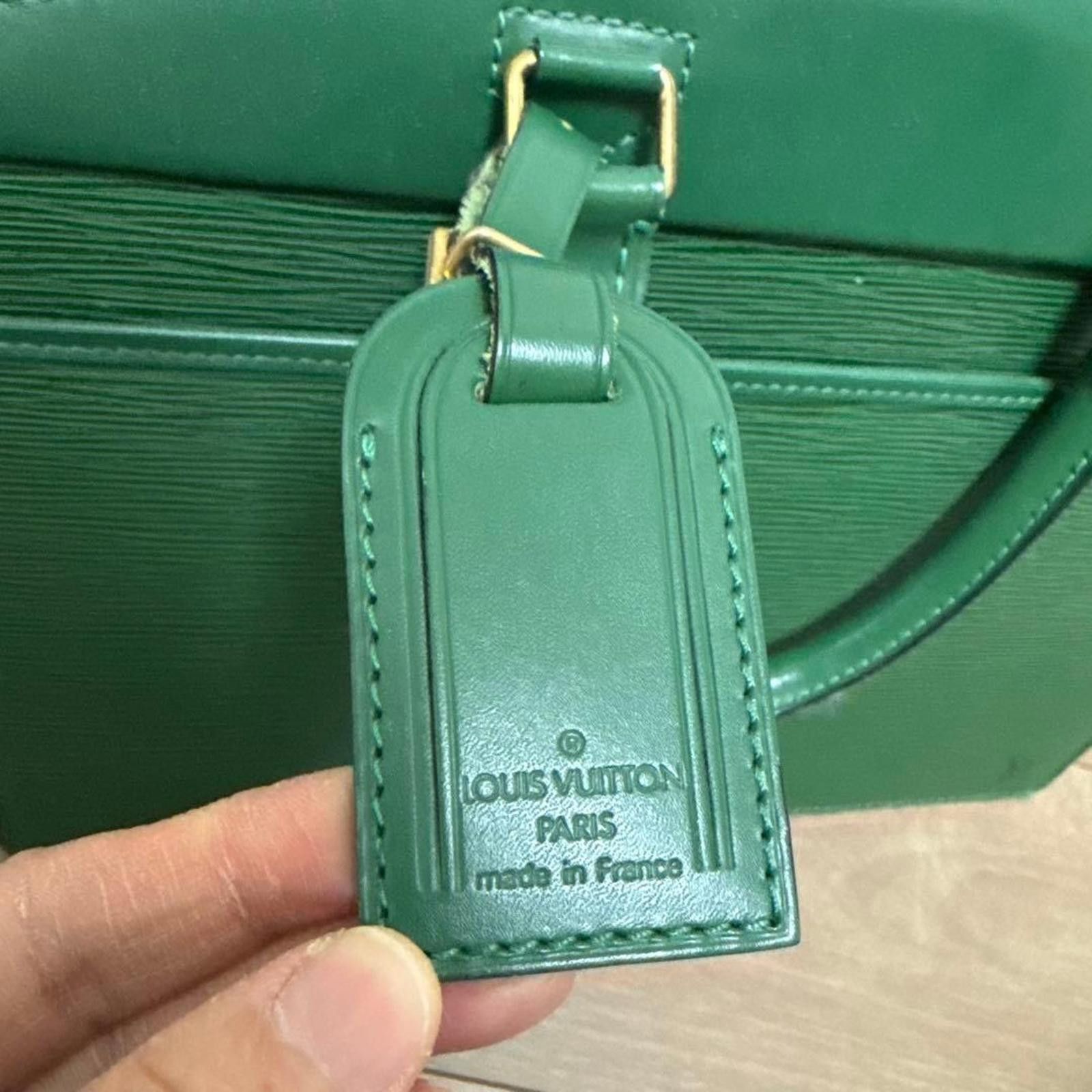 Louis Vuitton Louis Vuitton - Green Epi Leather Briefcase Bag Size ONE SIZE - 9 Thumbnail