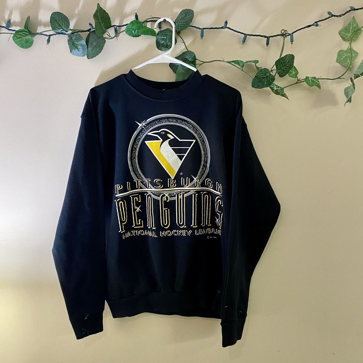 NHL Vintage 1993 Pittsburgh Penguins NHL Crewneck Sweater Size US M / EU 48-50 / 2 - 1 Thumbnail