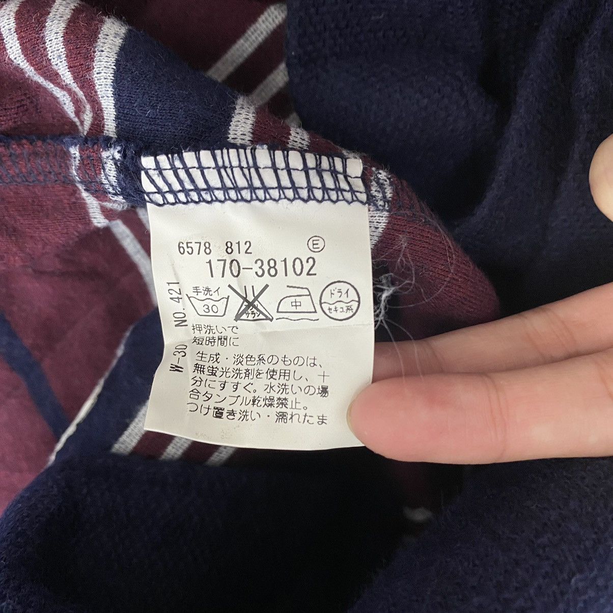 Japanese Brand × Takeo Kikuchi × Vintage Vintage TK Takeo Kikuchi Japanese Brand Button Up Navy Coat Size US S / EU 44-46 / 1 - 7 Thumbnail