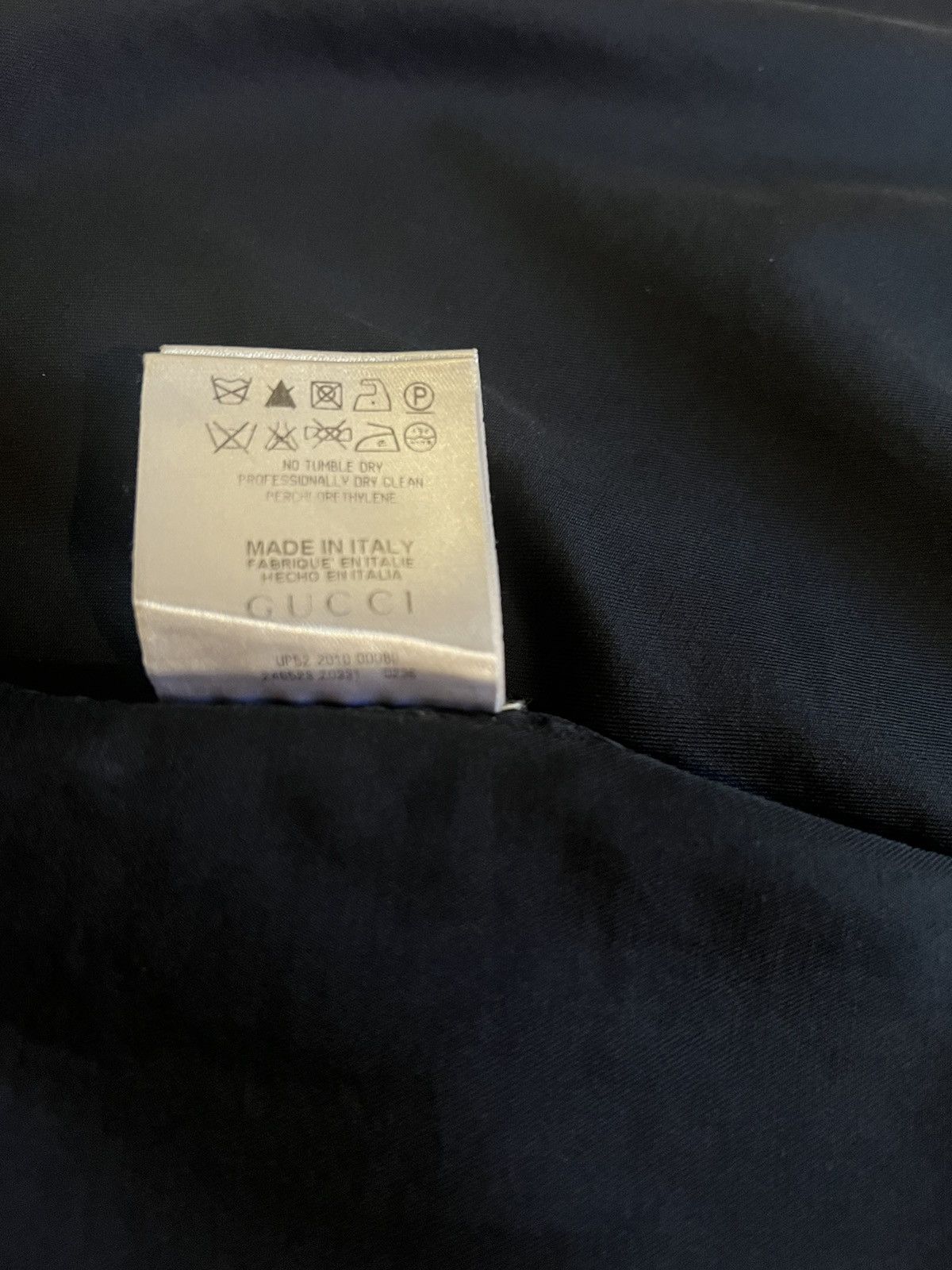 Gucci Navy blue Gucci button up Size US L / EU 52-54 / 3 - 5 Thumbnail