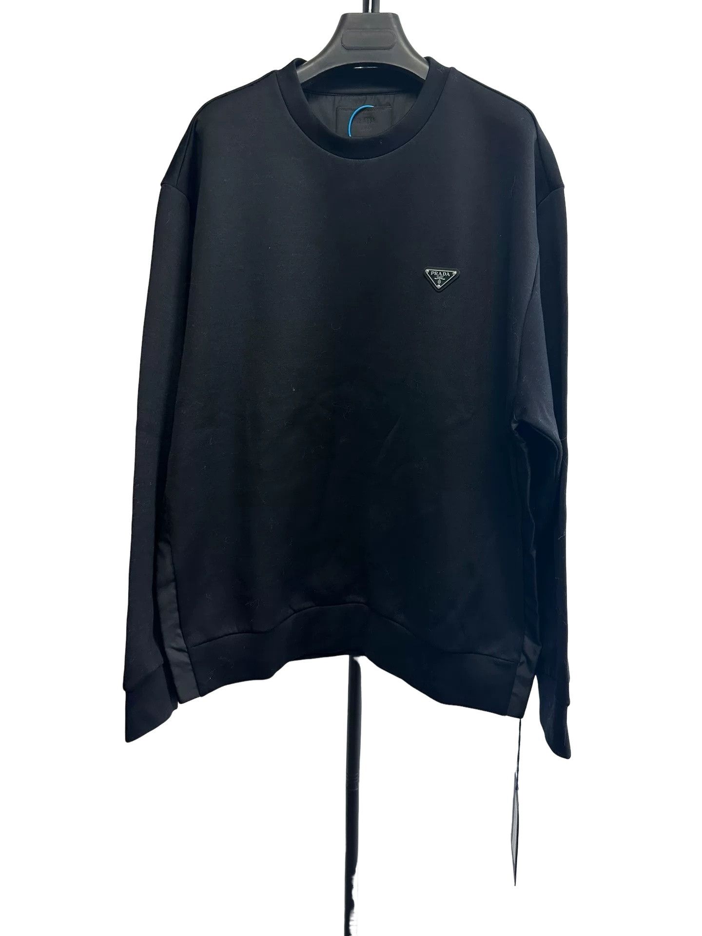 Prada Prada Re-Nylon Triangle Logo Sweatshirt L Size US L / EU 52-54 / 3 - 1 Thumbnail
