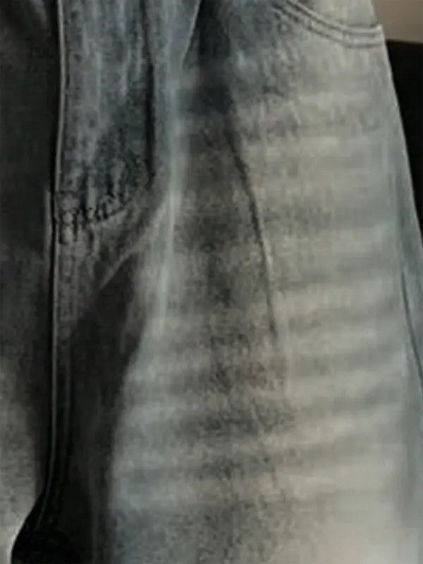 Jean Hirose x Maki Vintage Washed Retro Wide Leg Denim Jeans Size US 34 / EU 50 - 4 Thumbnail
