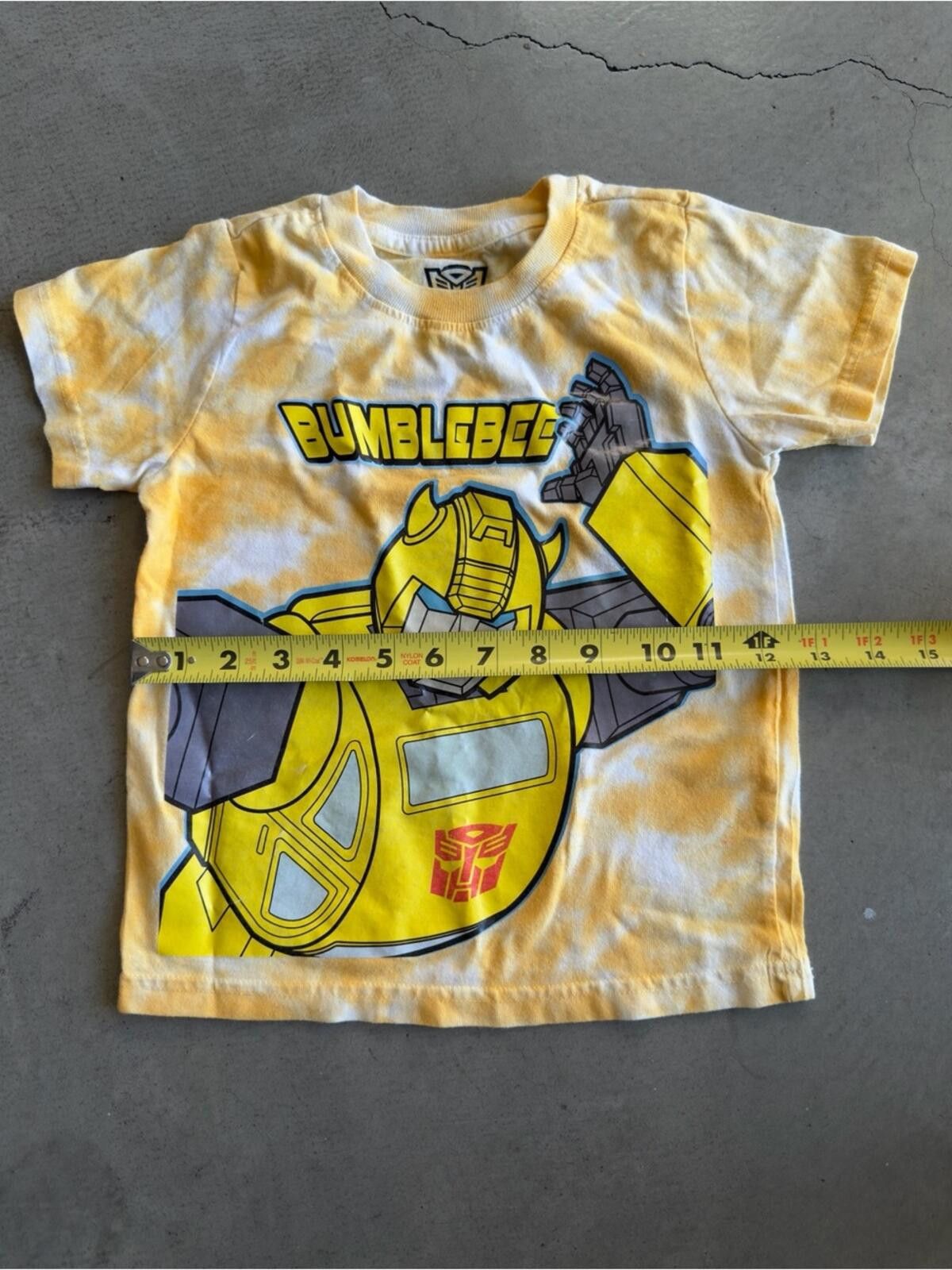 Transformers Transformers / Bumblebee Tie Dye Tee / Yellow / Boys Size US XXS / EU 40 - 4 Thumbnail
