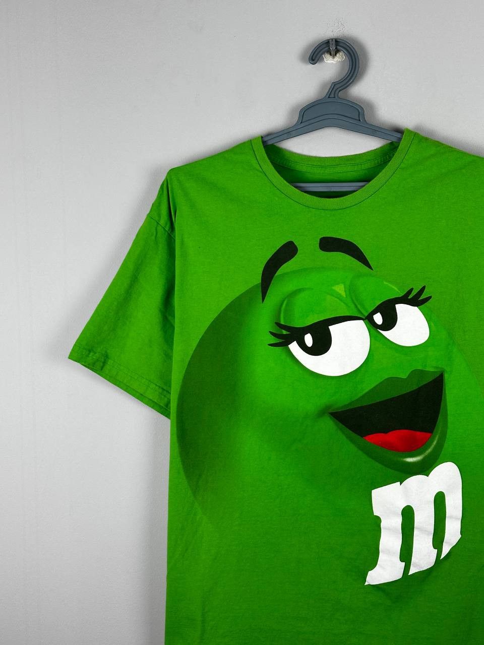 Vintage Vintage M&Ms Big Logo Green Candy Shirt Size US XL / EU 56 / 4 - 3 Thumbnail