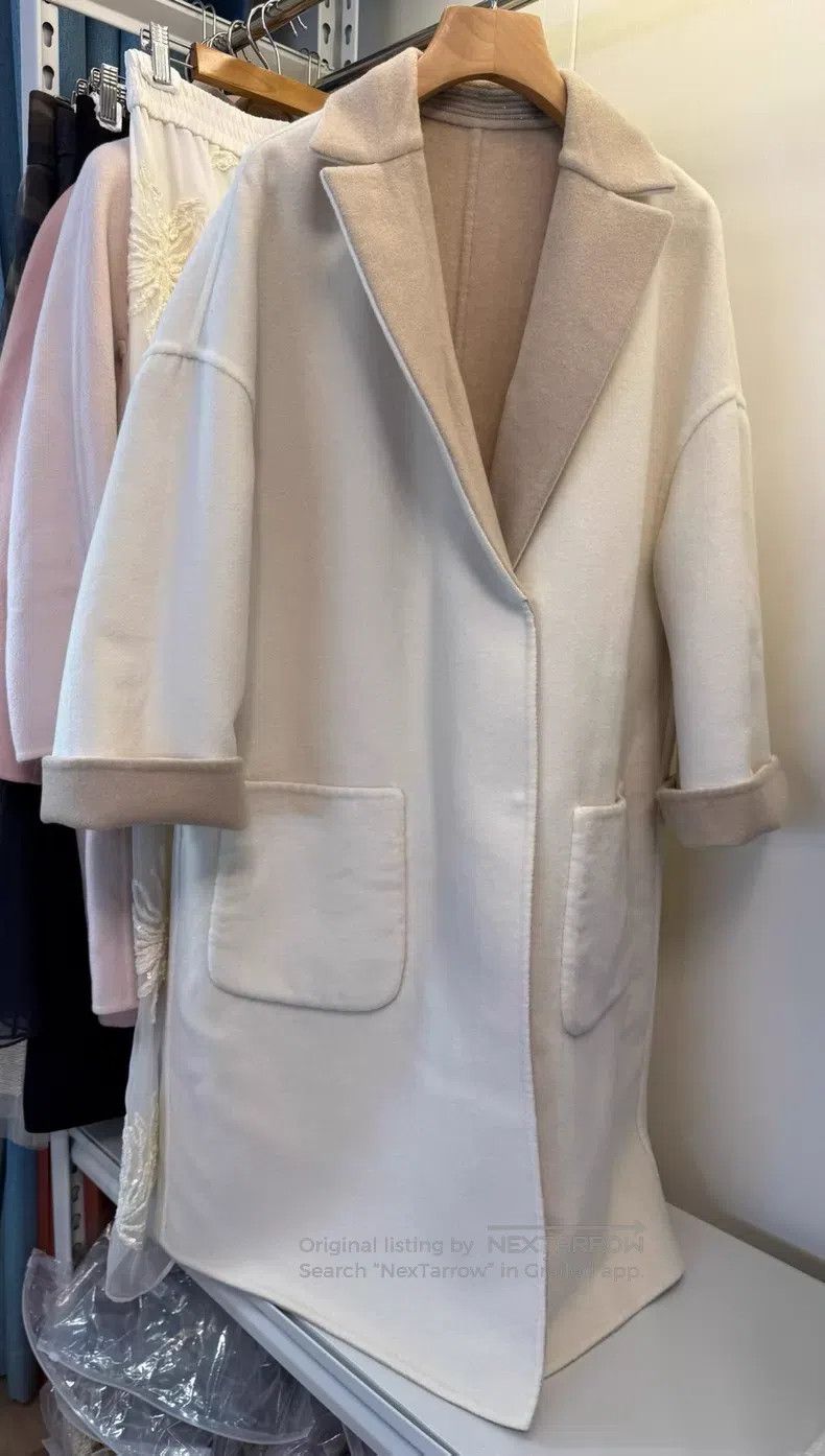 Brunello Cucinelli Brunello Cucinelli Beaded Double-Faced Cashmere Coat Size XS / US 0-2 / IT 36-38 - 4 Thumbnail