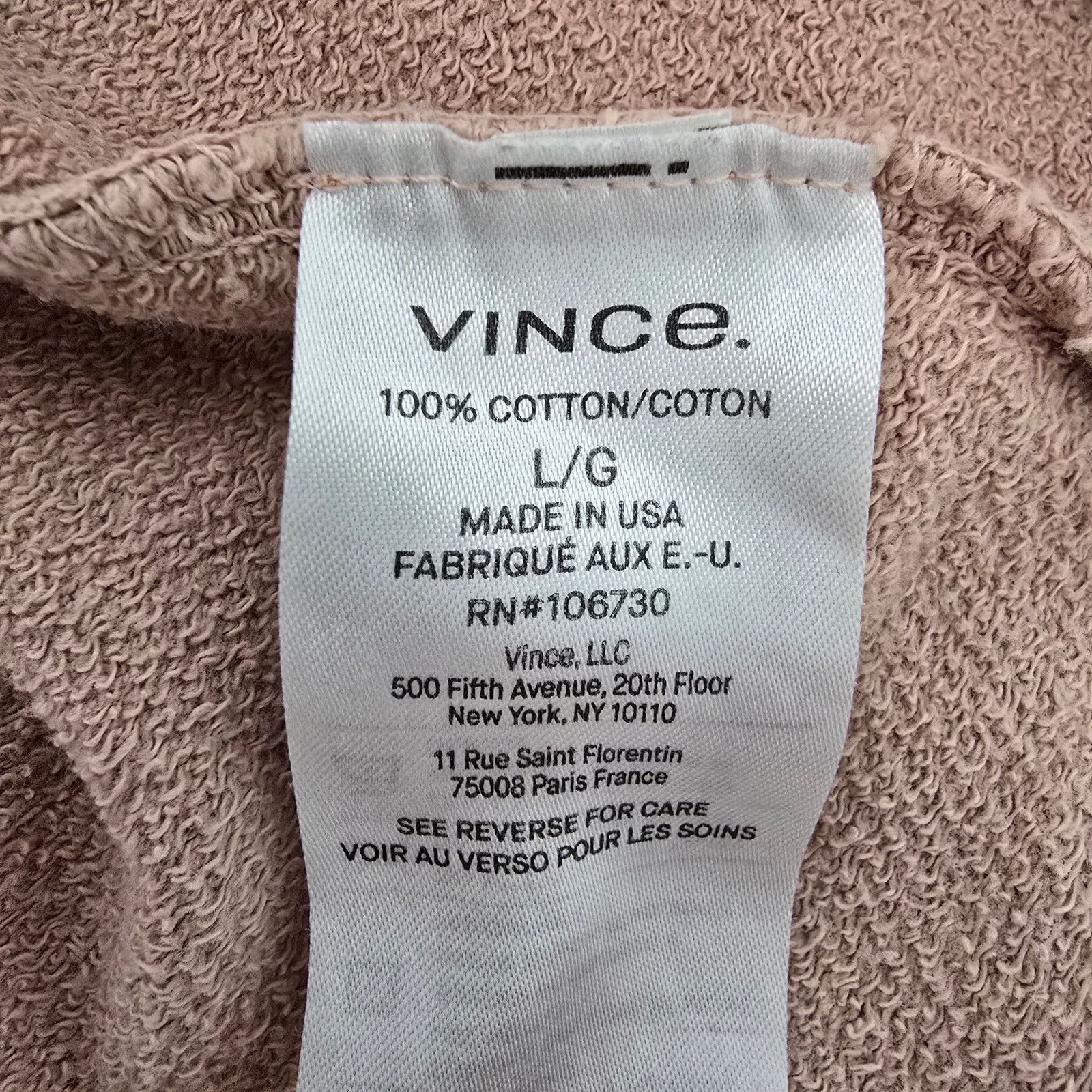 Vince VINCE Garment Dye Sweatshirt In Washed Himalayan L/S Tee L Size US L / EU 52-54 / 3 - 11 Thumbnail