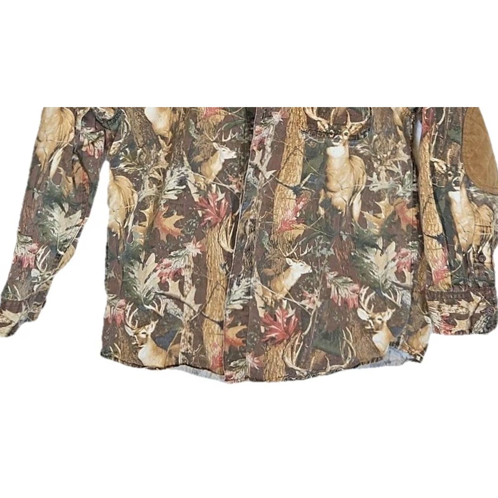 Vintage Mossy Oak Break-Up Camo Jacket - Vintage Y2K Hunting Mens Large Size US L / EU 52-54 / 3 - 3 Thumbnail