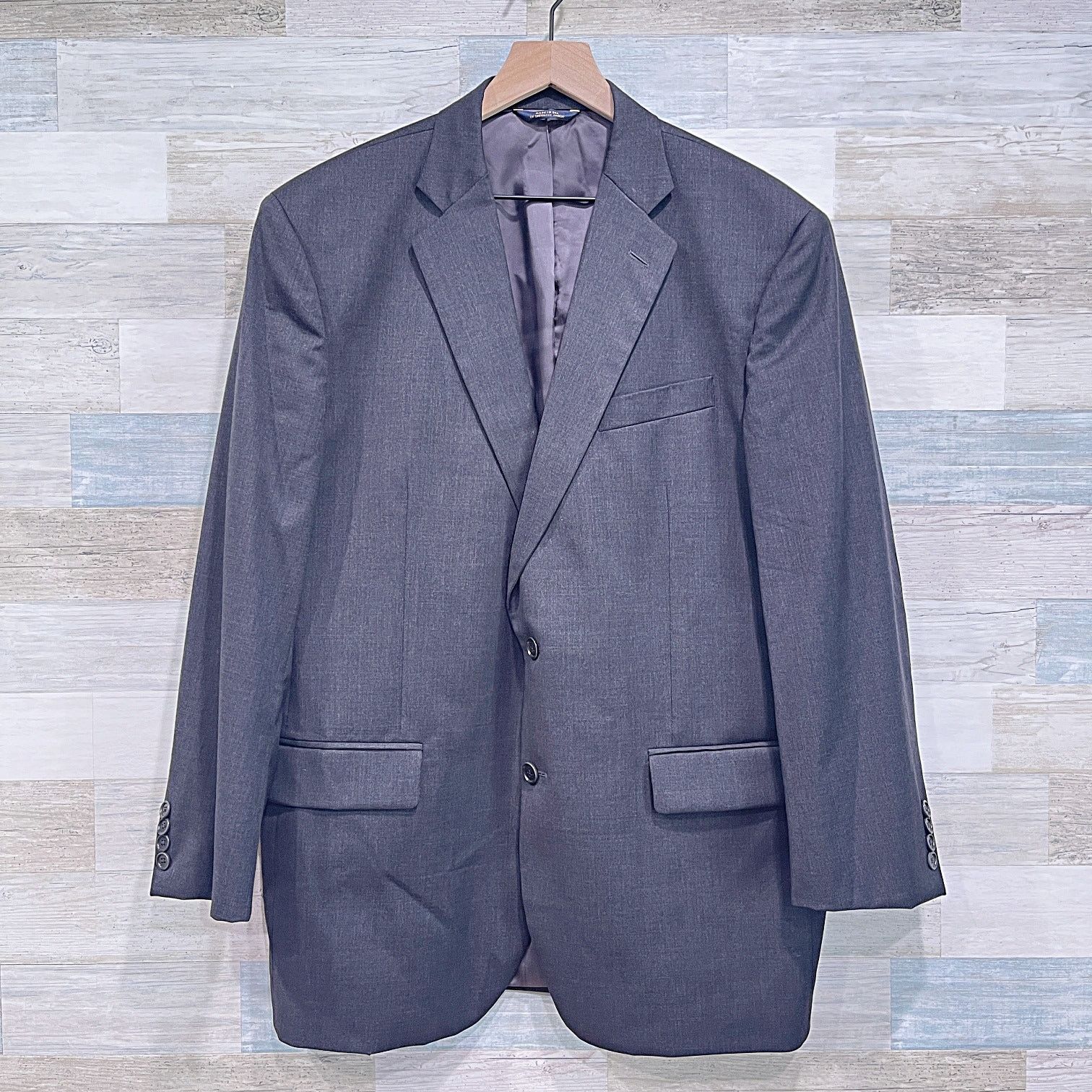 Brooks Brothers Brooks Brothers Madison Estrato Trabaldo Togna Suit Gray 44R Size 44R - 2 Thumbnail