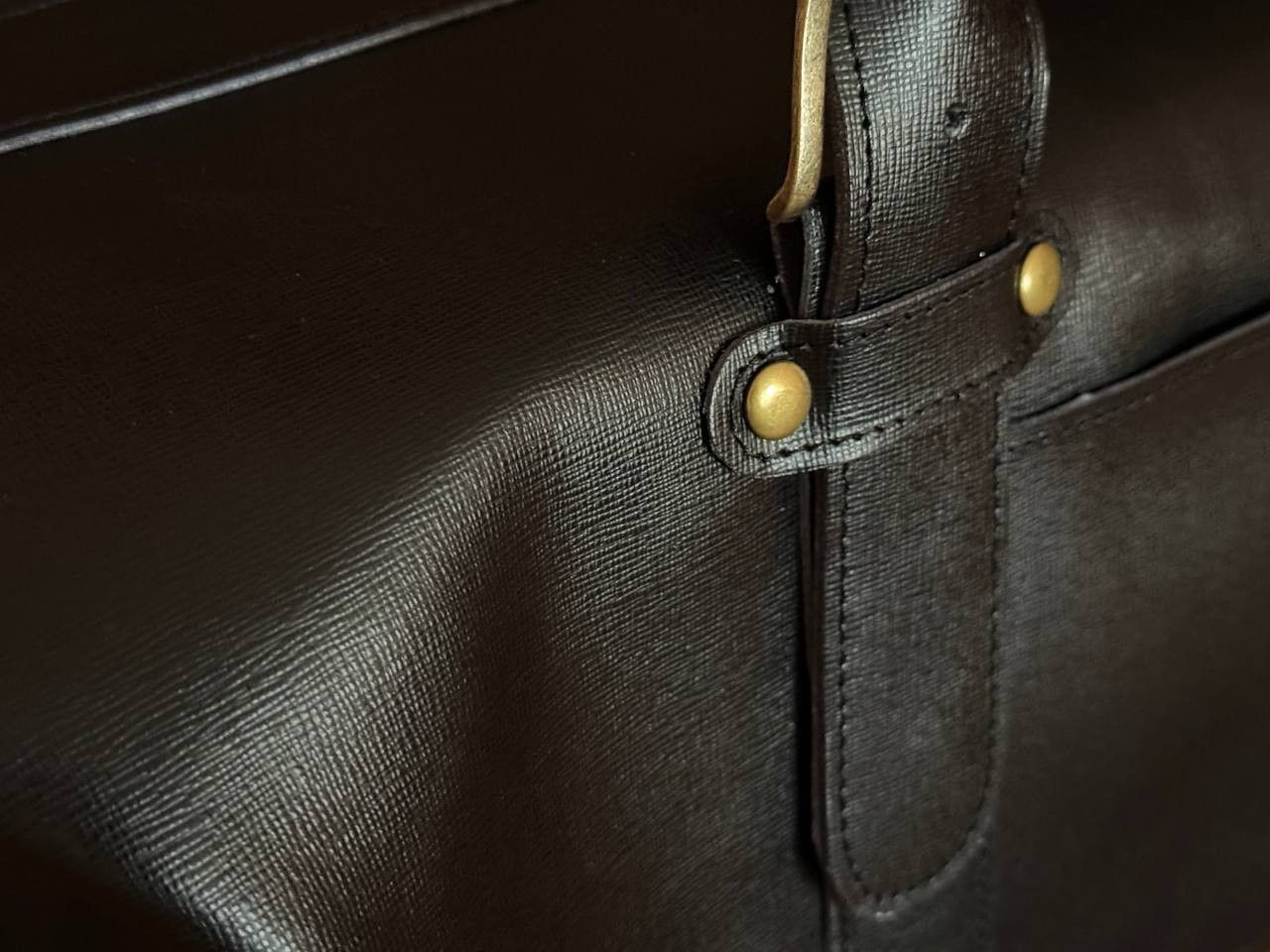 Handmade Genuine vintage leather travel bag. Duffel Bag. Weekender Size ONE SIZE - 4 Thumbnail