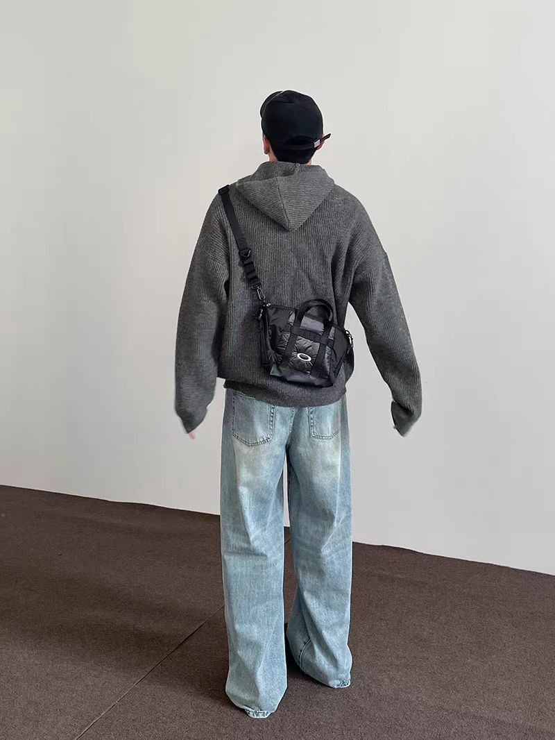 Japanese Brand × Jean Street blue washed baggy retro jeans Size US 29 - 4 Thumbnail