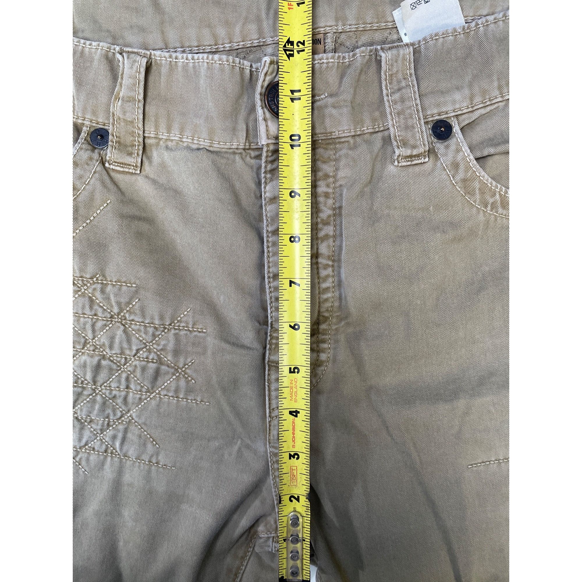 True Religion True Religion Men's Tan Straight Leg Pants 36x31 SKU 5990 Size US 36 / EU 52 - 8 Thumbnail