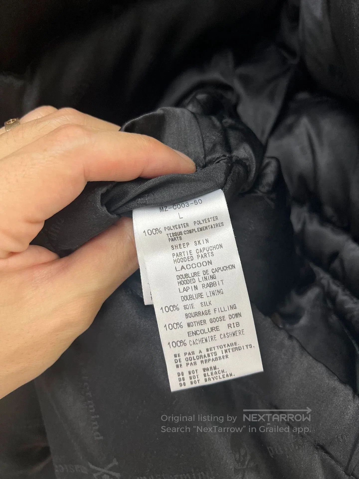 Mastermind Japan Black Faux Fur Hooded Heavy Winter Coat L. Size US L / EU 52-54 / 3 - 8 Thumbnail