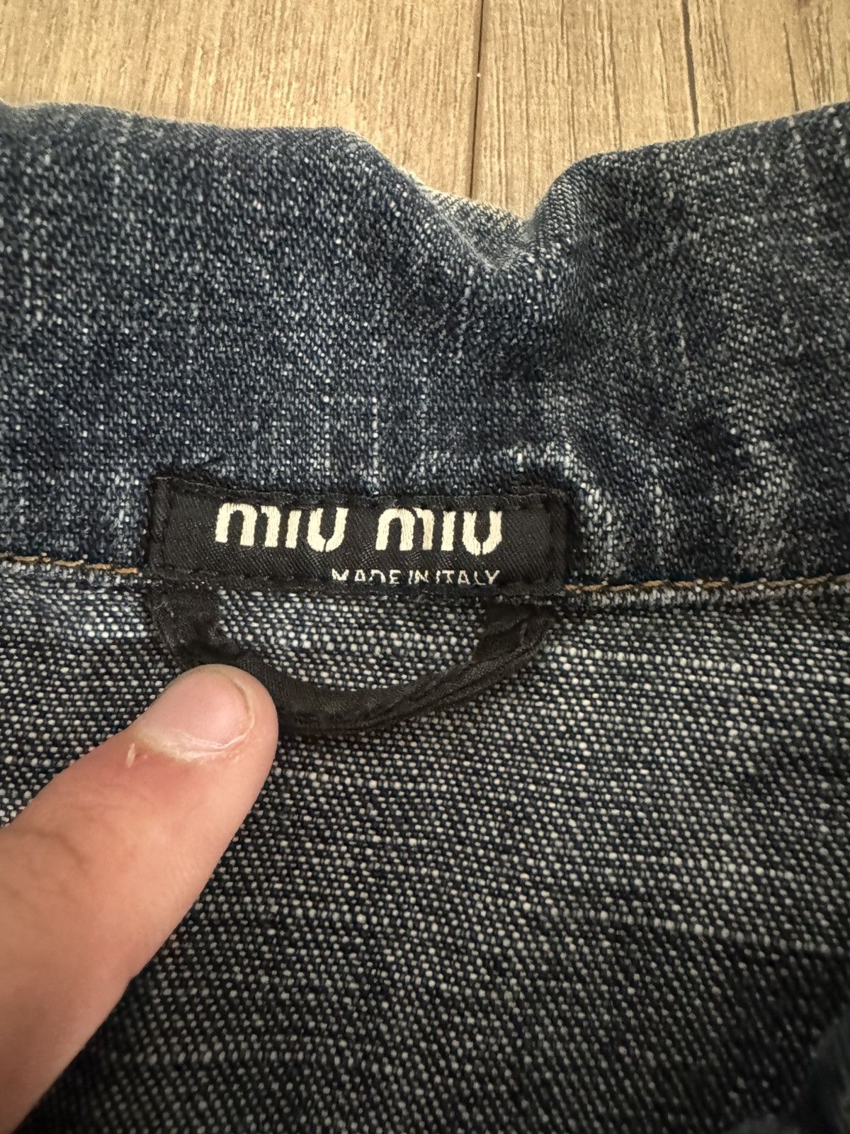 Miu Miu Archive ‘01 Miu Miu Denim Jacket Size US L / EU 52-54 / 3 - 4 Thumbnail