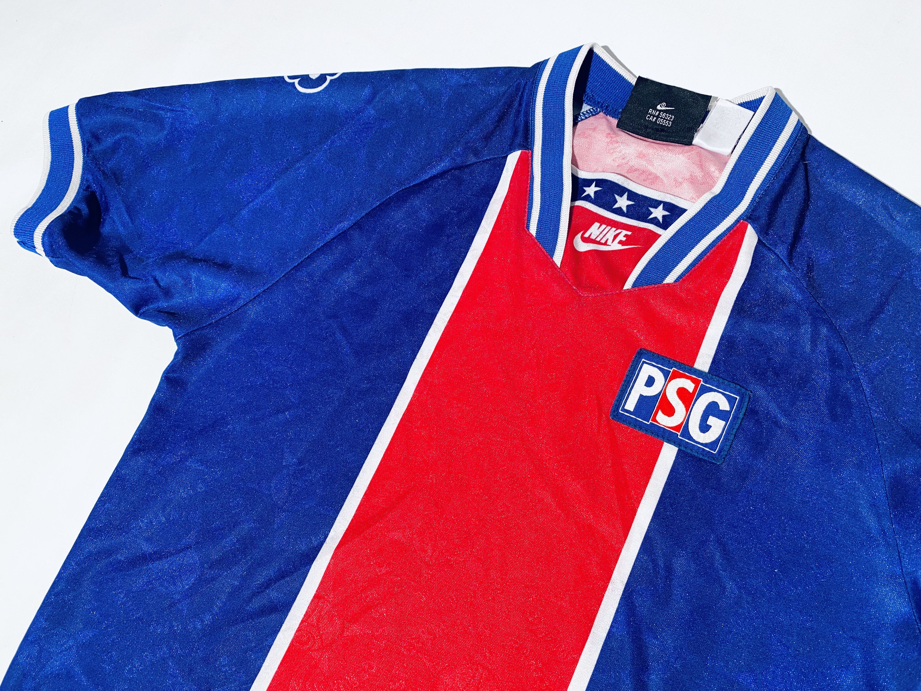 Nike Paris Saint-Germain Home Jersey Shirt 1994 - 1995 PSG Size US S / EU 44-46 / 1 - 5 Thumbnail