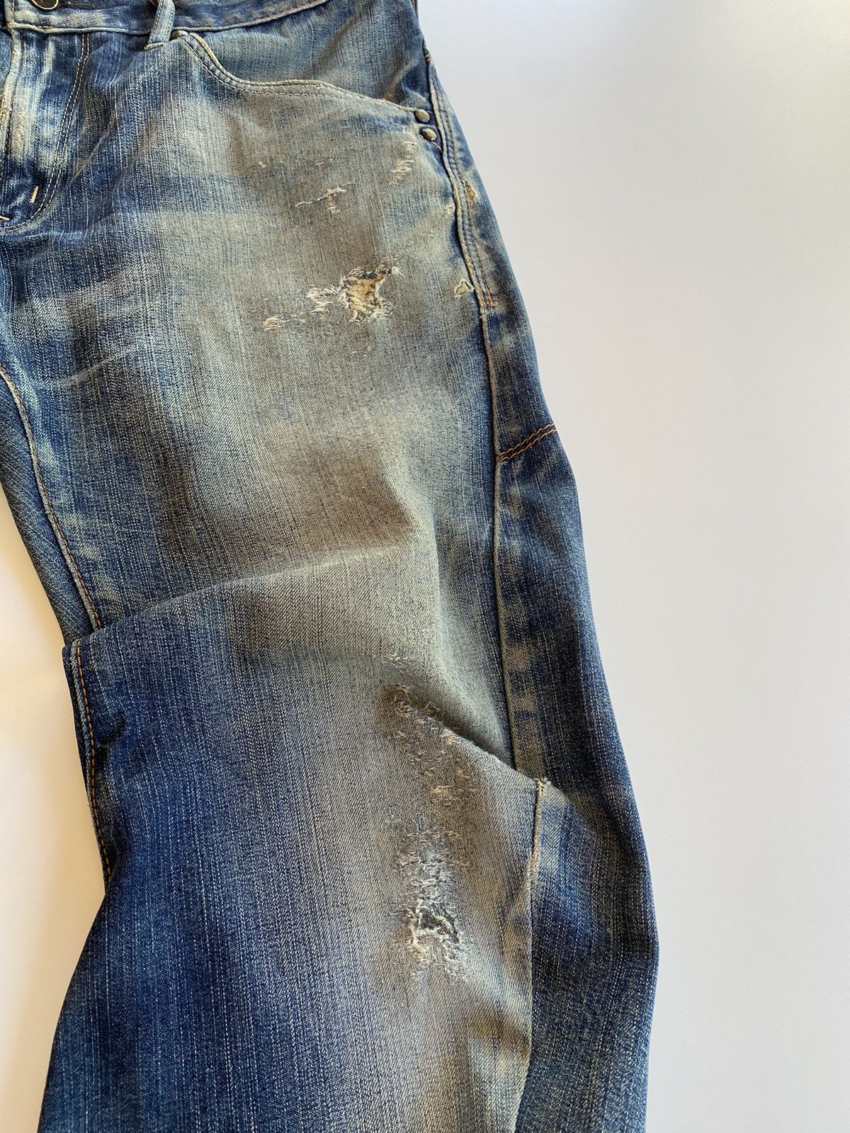 Edwin × Vintage Vintage Edwin Denim Distressed Size US 32 / EU 48 - 5 Thumbnail