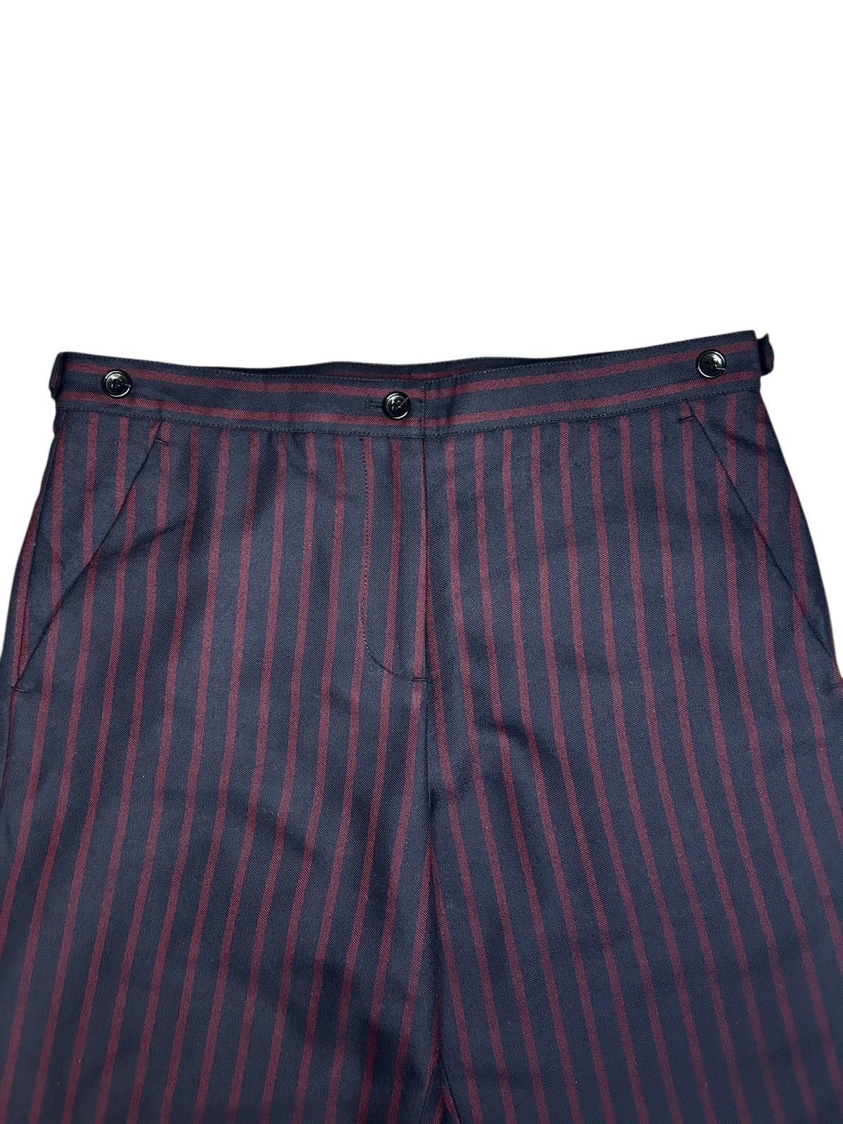 Marni Striped Trousers with Slit Size 27" / US 4 / IT 40 - 4 Thumbnail