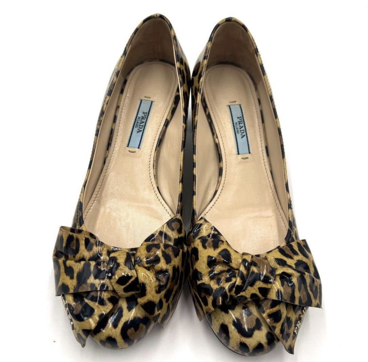 Prada Prada Leopard Pumps Size US 6 / IT 36 - 4 Thumbnail
