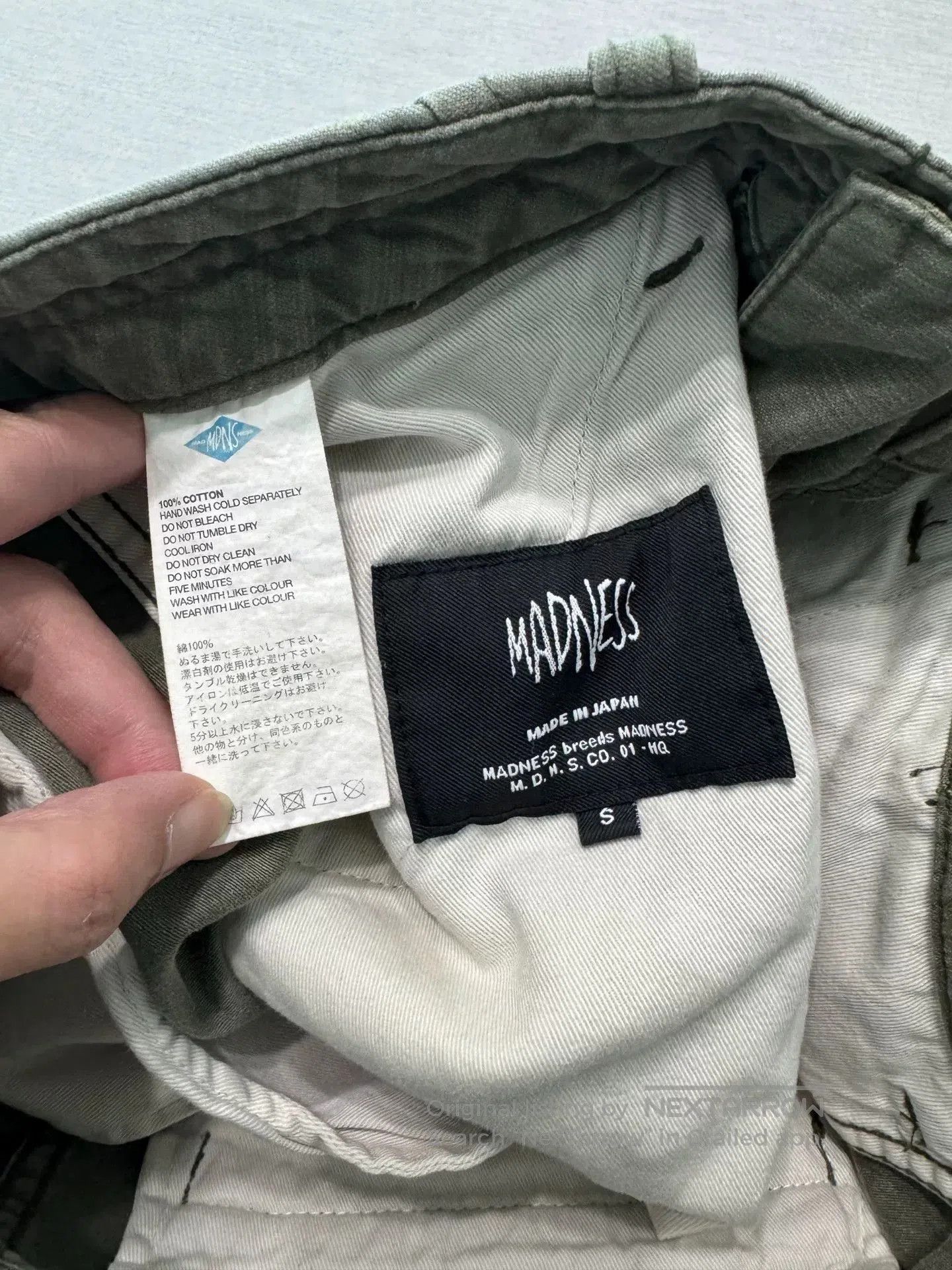 Madness vintage water-washed utility cargo pants. Size US 32 / EU 48 - 6 Thumbnail