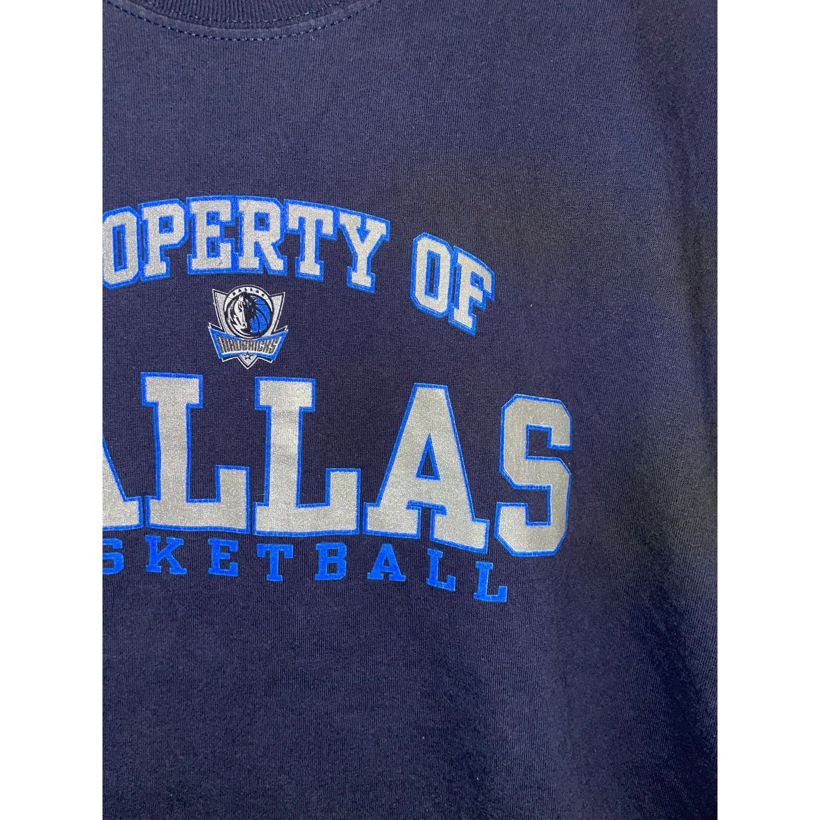NBA NBA Dallas Mavs Shirt Mavericks Property Blue Tee 2000s XL Size US XL / EU 56 / 4 - 3 Thumbnail