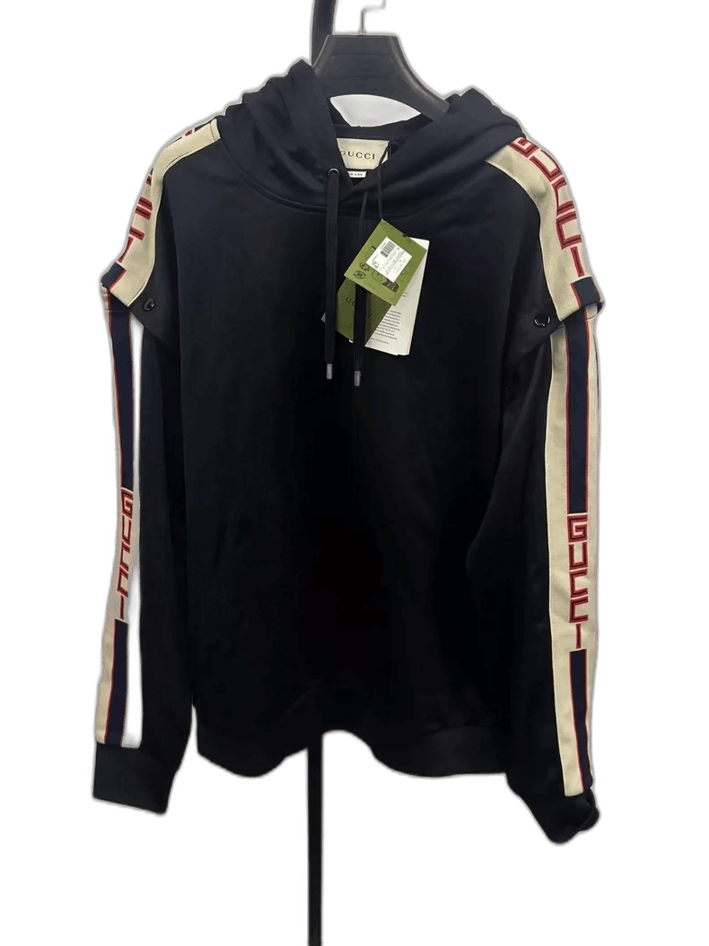 Gucci Gucci Black Long Sleeve Hoodie for Men-2506 Size US M / EU 48-50 / 2 - 1 Thumbnail