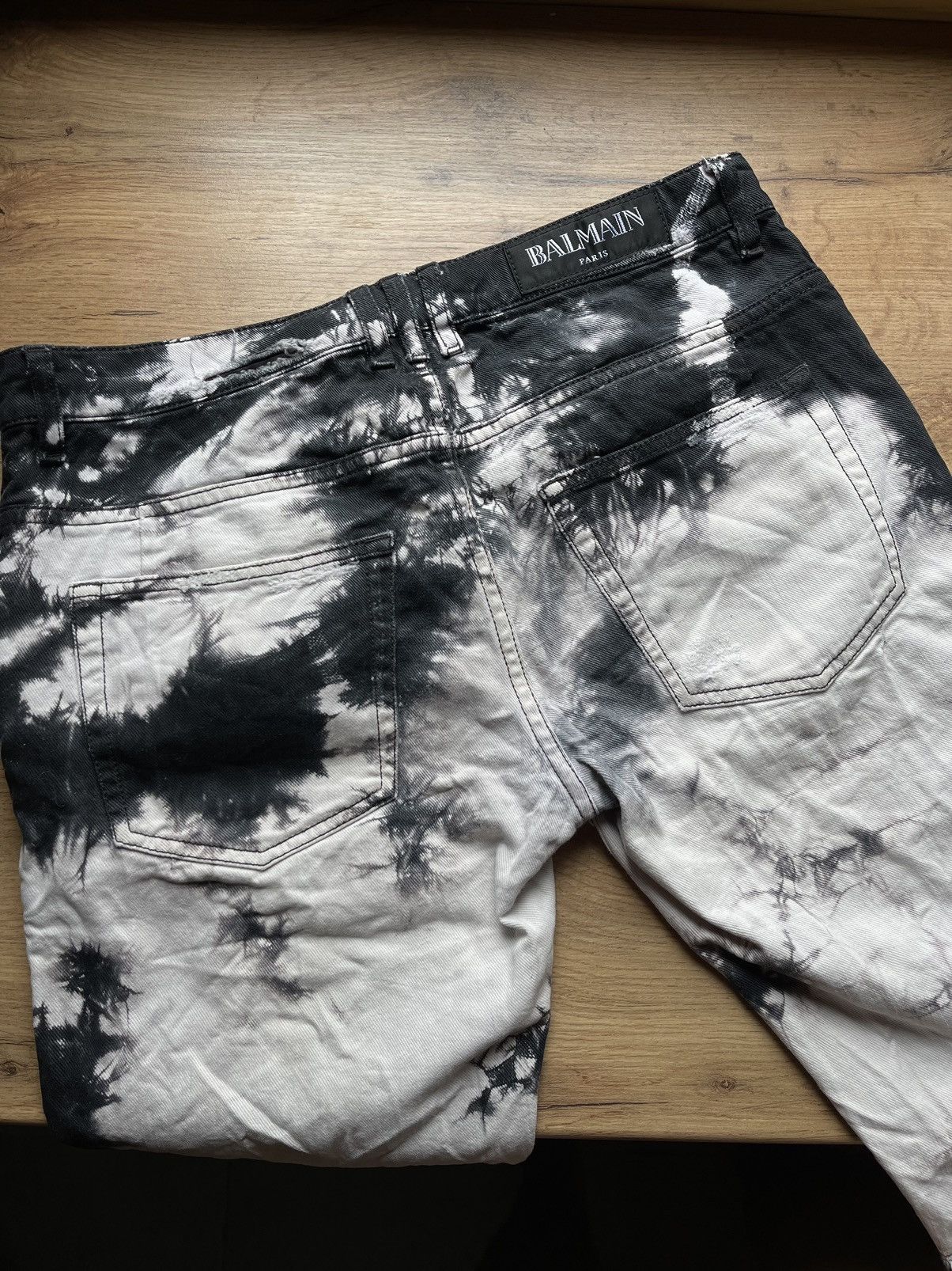 Balmain Balmain Paris tie dye biker shorts Size US 31 - 2 Thumbnail